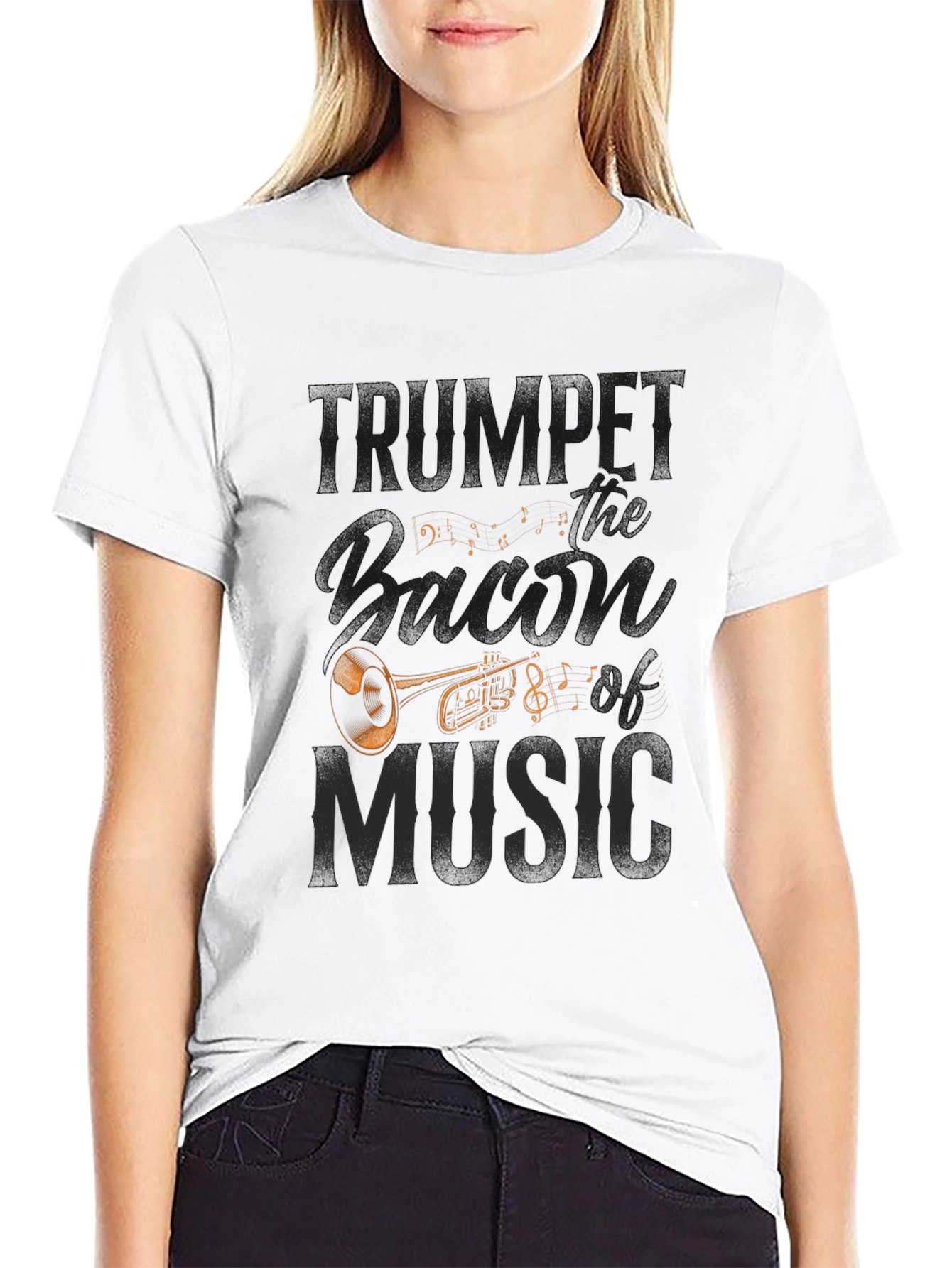 Trumpet Music Fan T-Shirt - Musician Graphic Tee