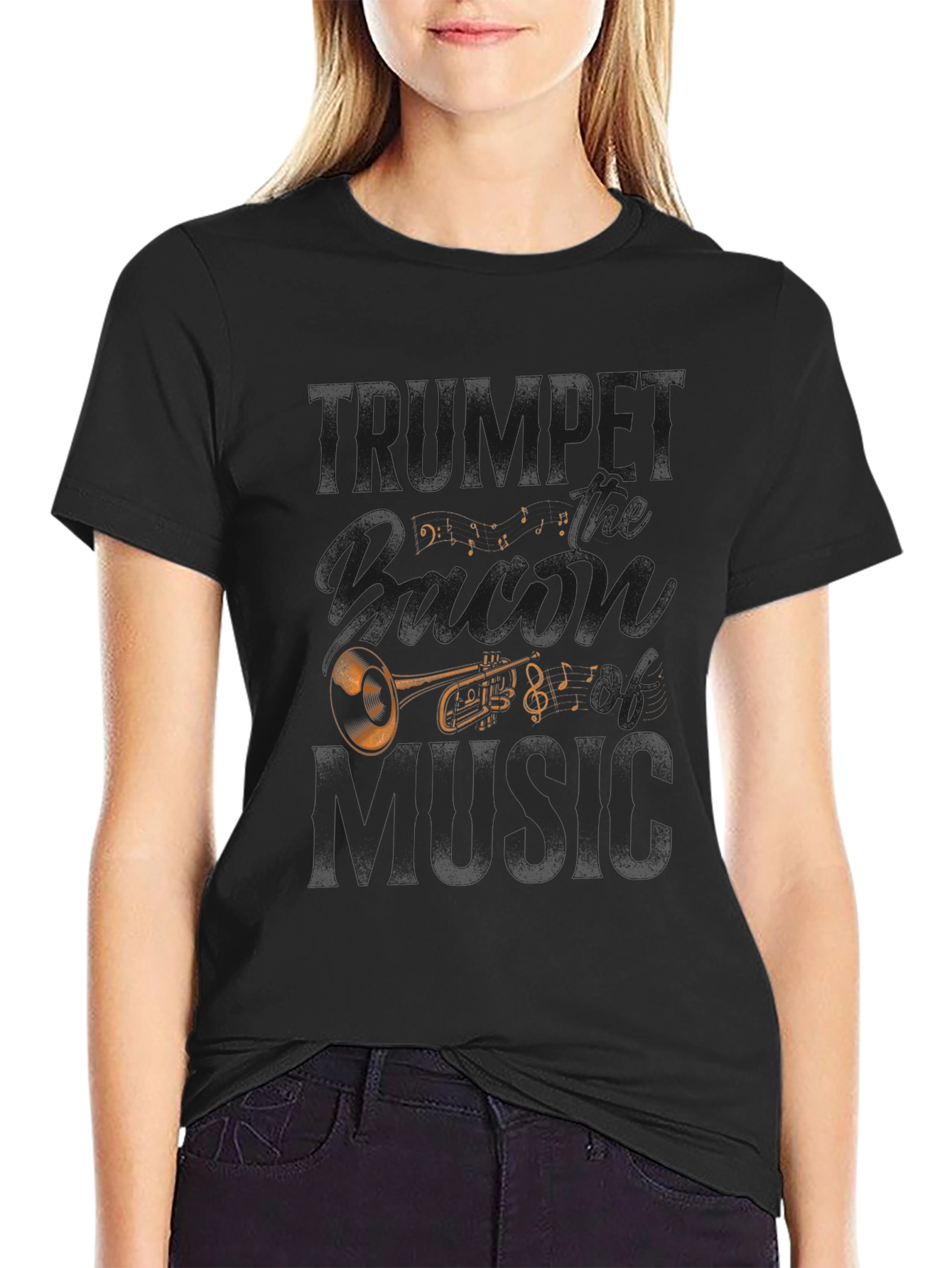 Trumpet Music Fan T-Shirt - Musician Graphic Tee