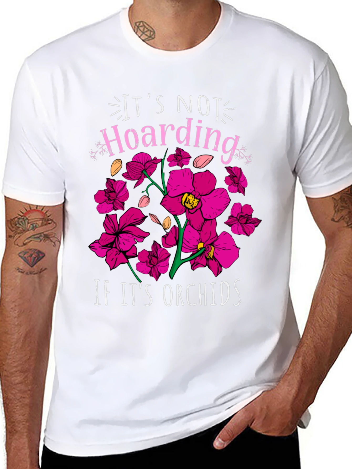 Orchid Lover T-Shirt - Its Not Hoarding