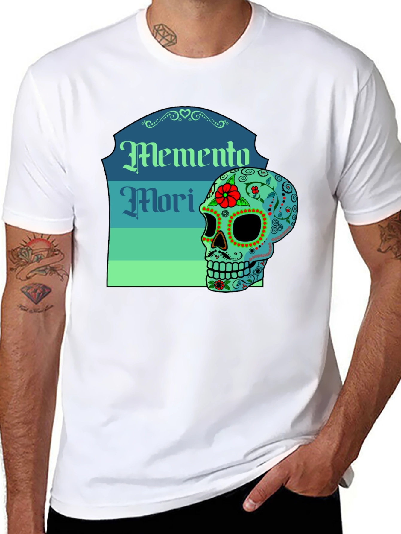 Memento Mori Sugar Skull T-Shirt