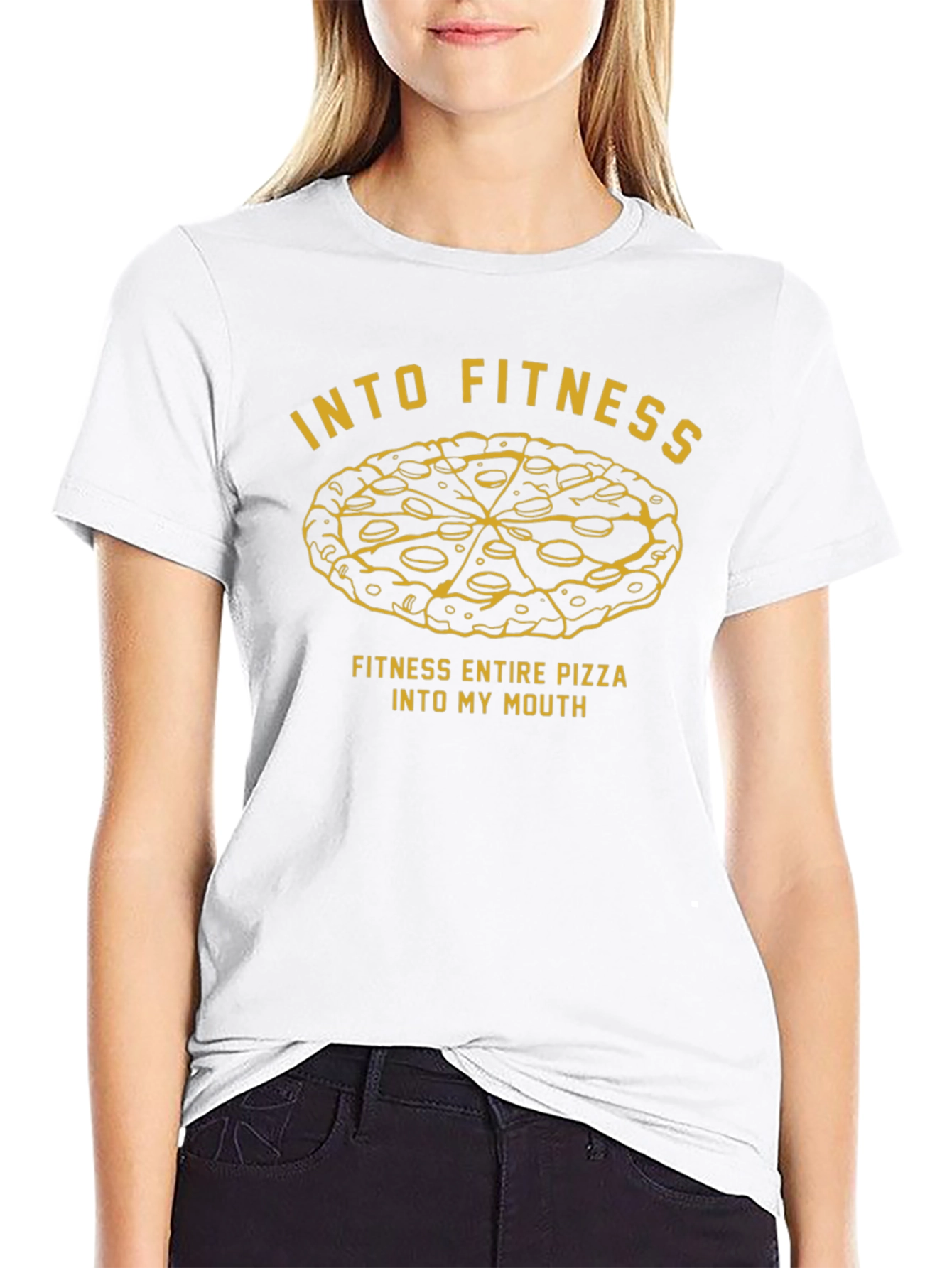 Into Fitness Pizza T-Shirt