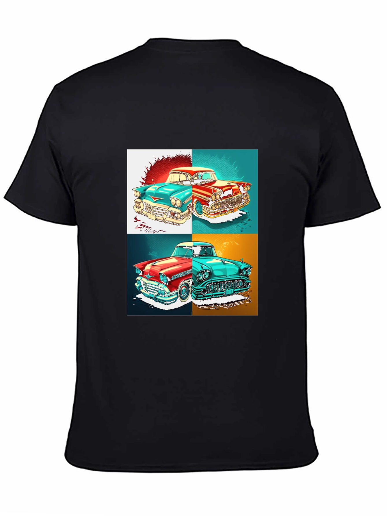 Classic Car Graphic T-Shirt - Retro Automotive Style