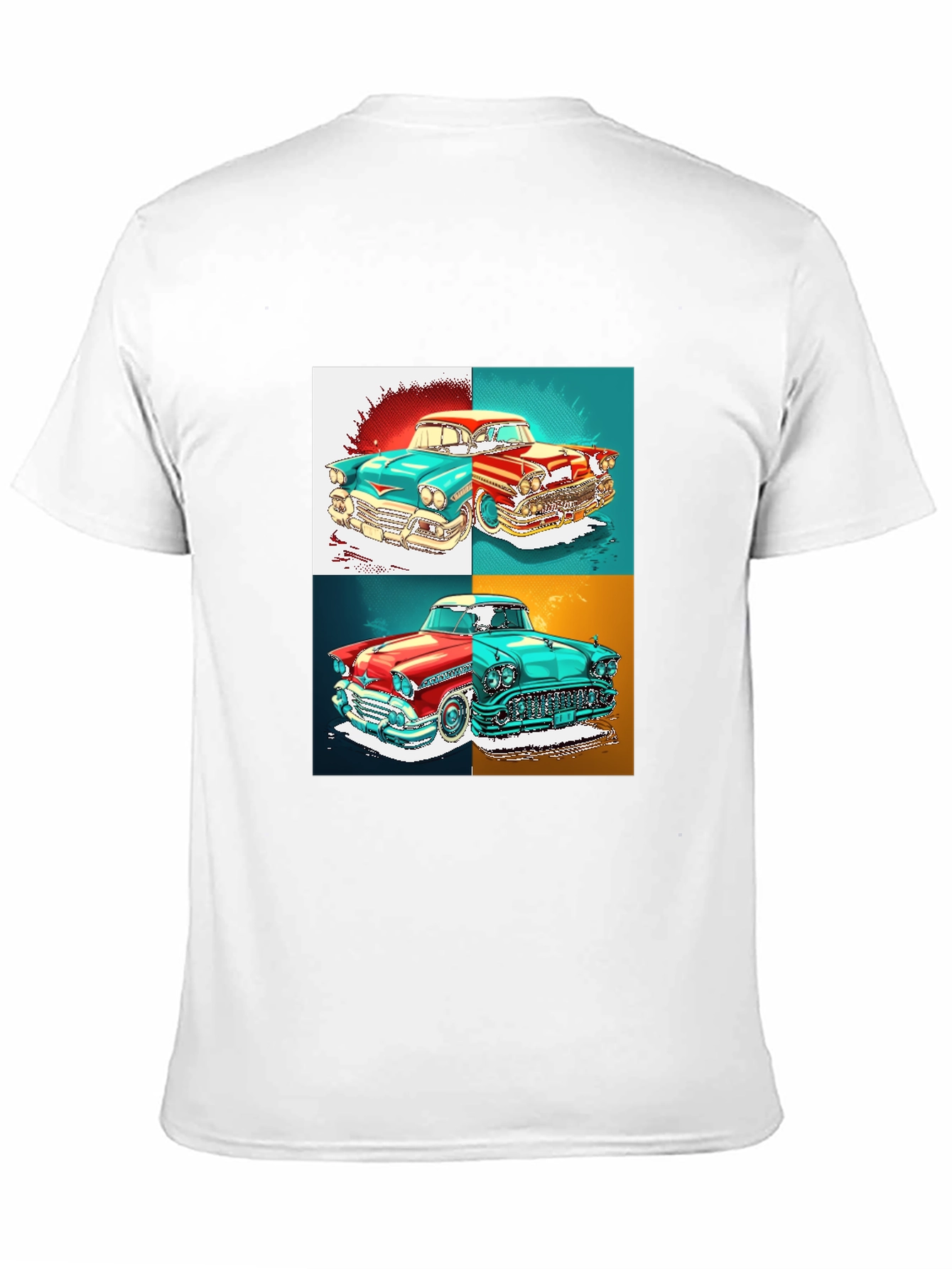 Classic Car Graphic T-Shirt - Retro Automotive Style