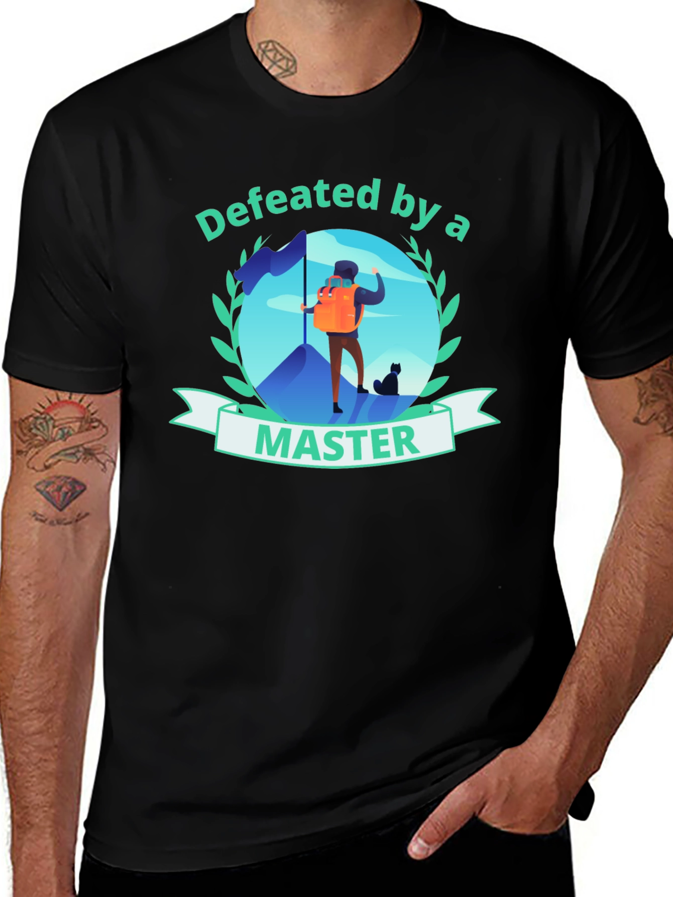 Defeated by a Master Graphic T-Shirt
