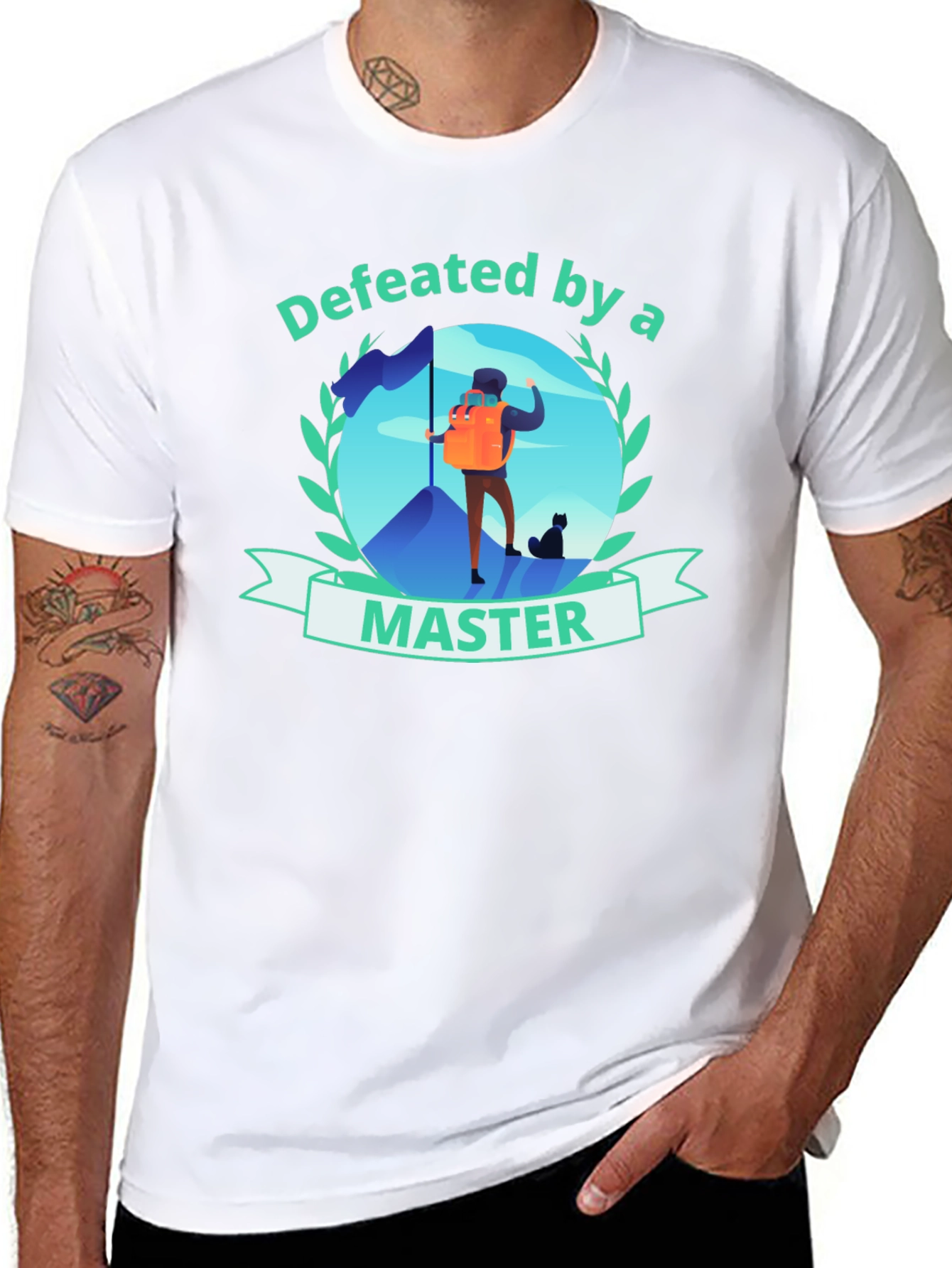 Defeated by a Master Graphic T-Shirt
