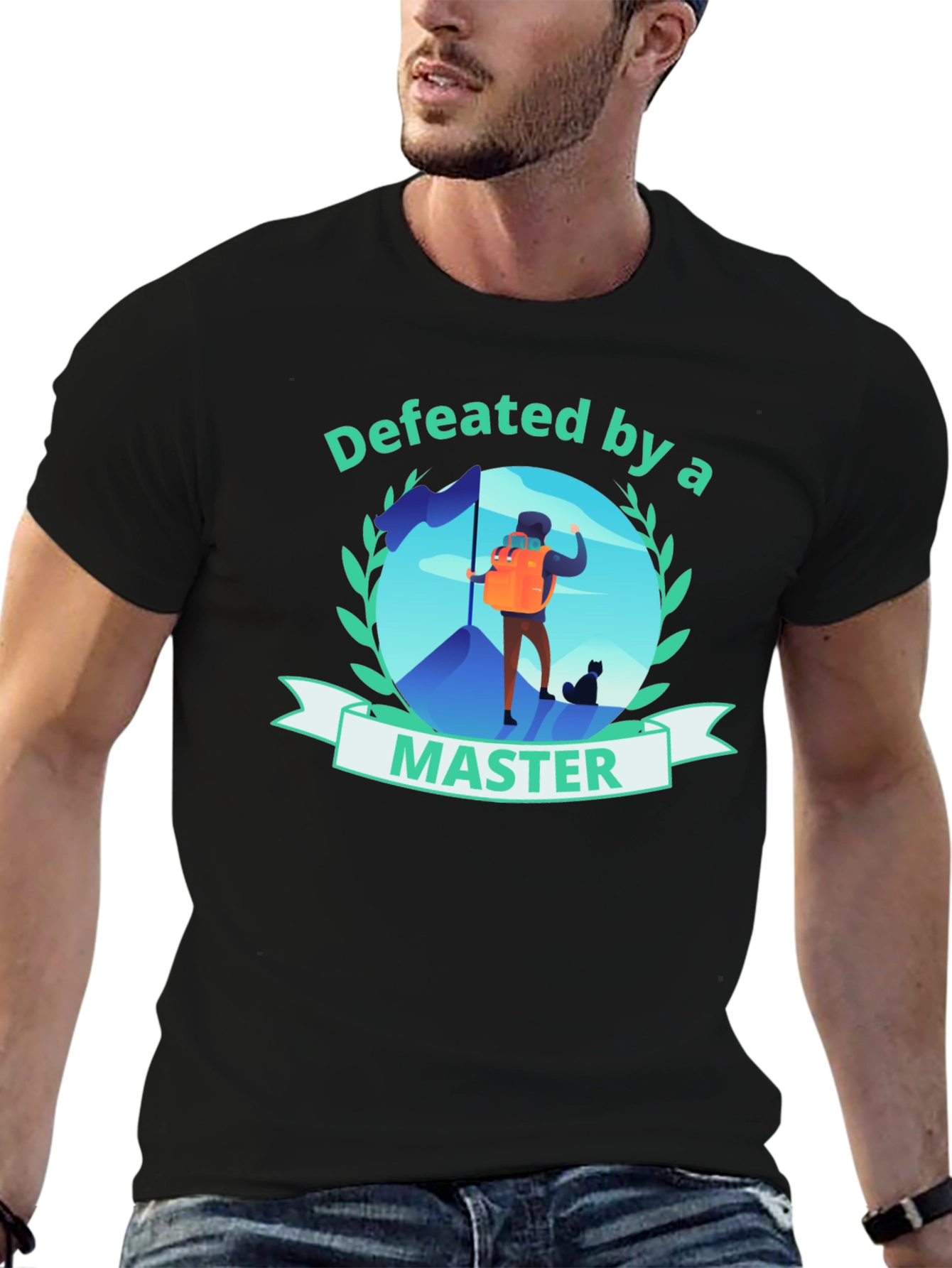 Defeated by a Master Graphic T-Shirt