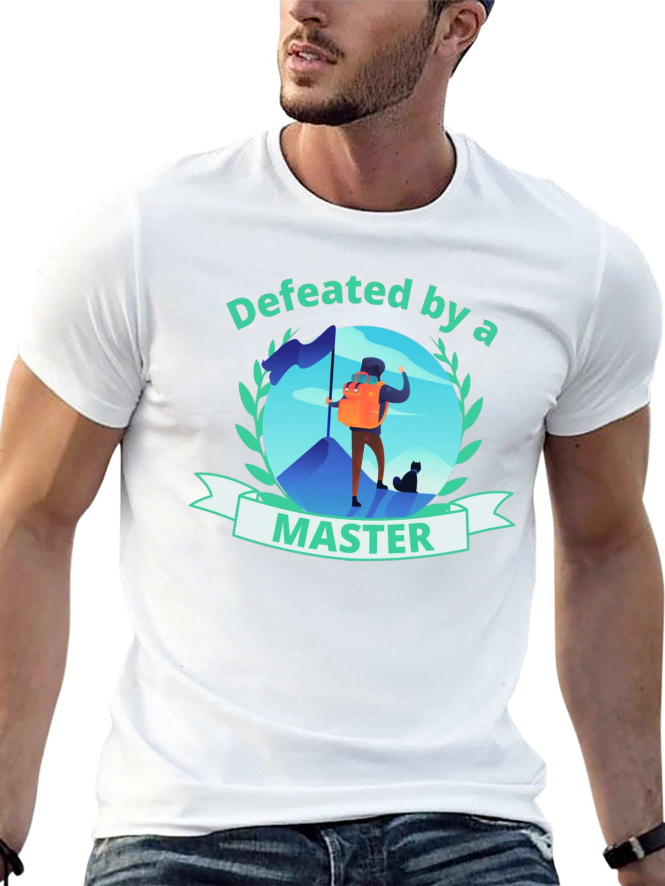 Defeated by a Master Graphic T-Shirt