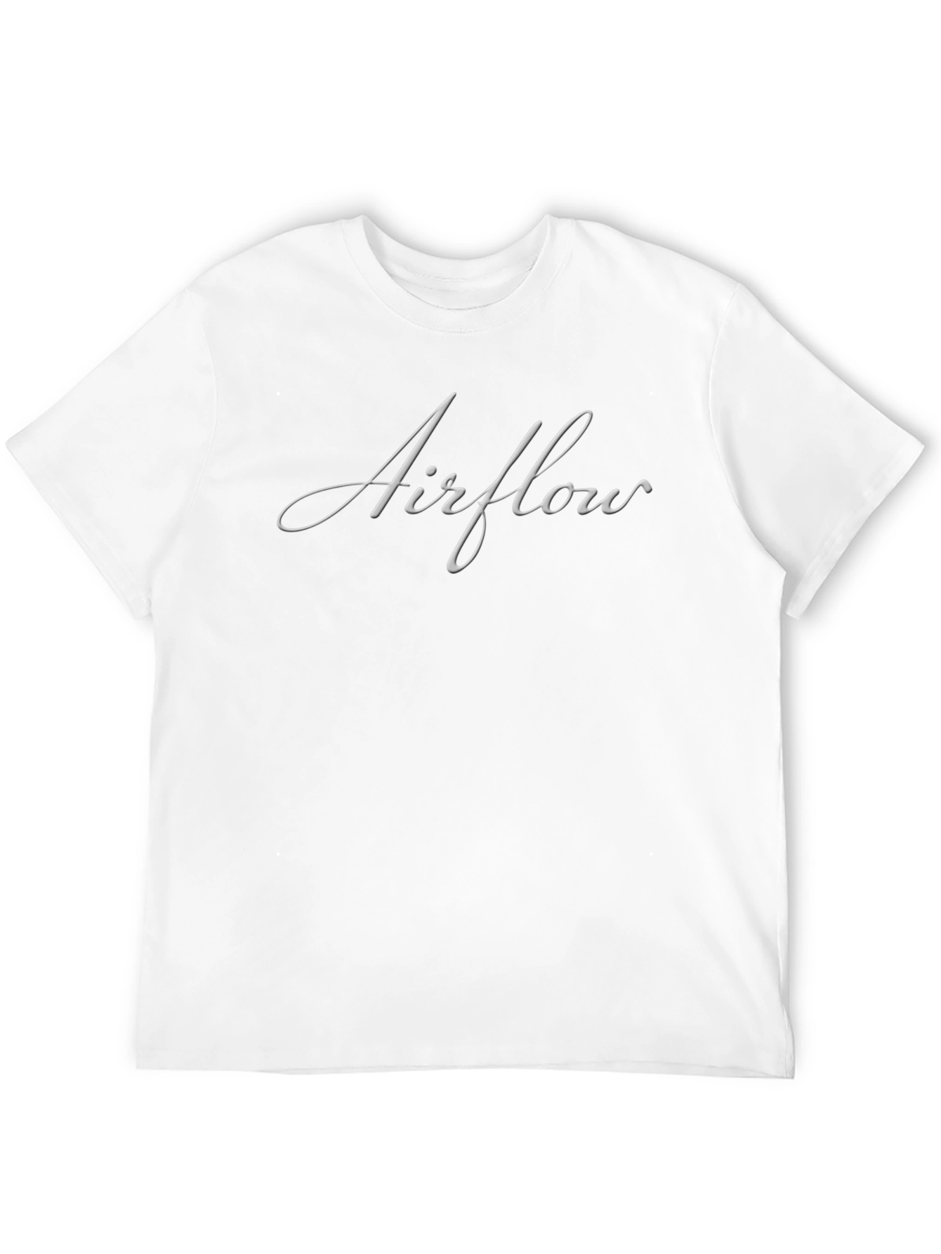 Airflow Script Black T-Shirt
