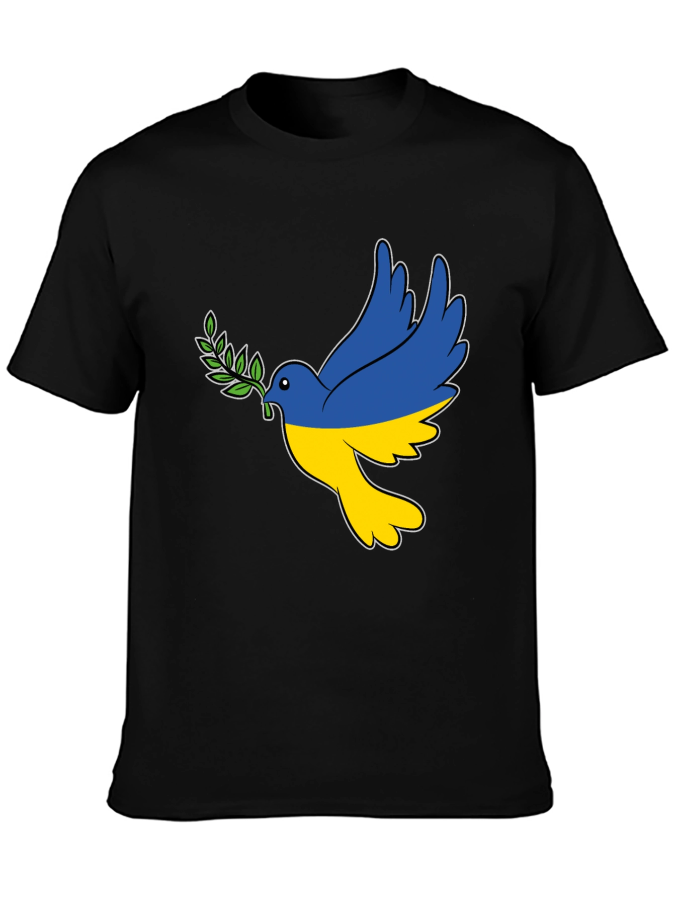 Ukraine Flag Dove T-Shirt