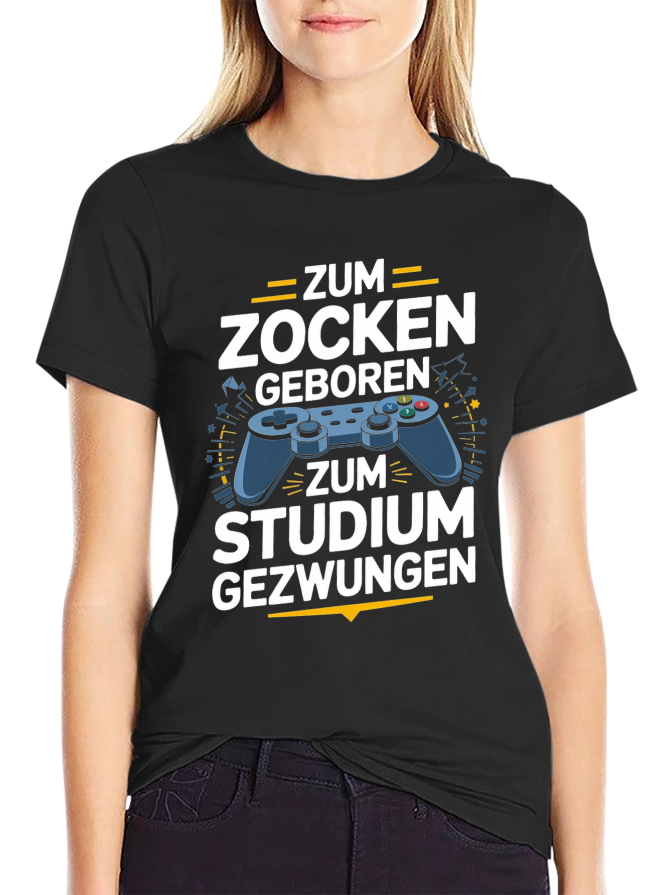 Gamer T-Shirt - Zum Zocken Geboren