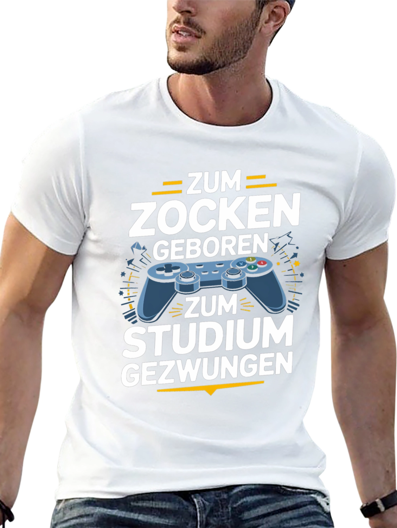 Gamer T-Shirt - Zum Zocken Geboren