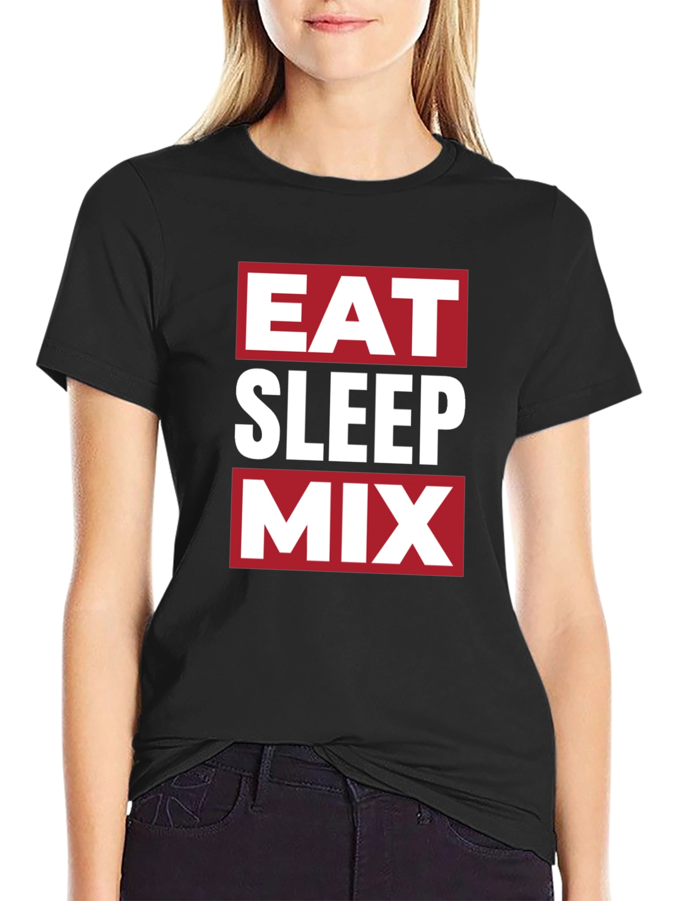 Eat Sleep Mix T-Shirt - DJ Producer Music Tee