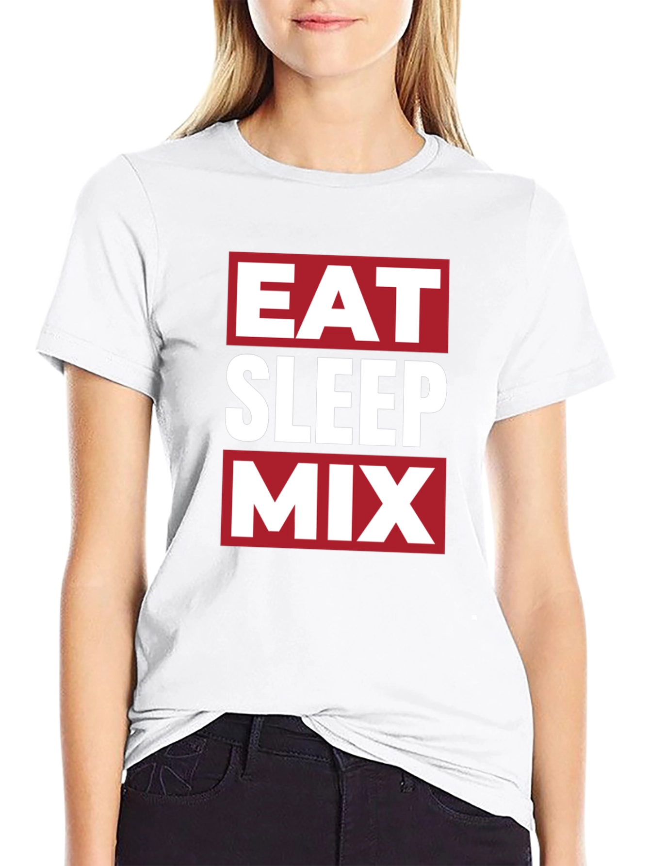 Eat Sleep Mix T-Shirt - DJ Producer Music Tee