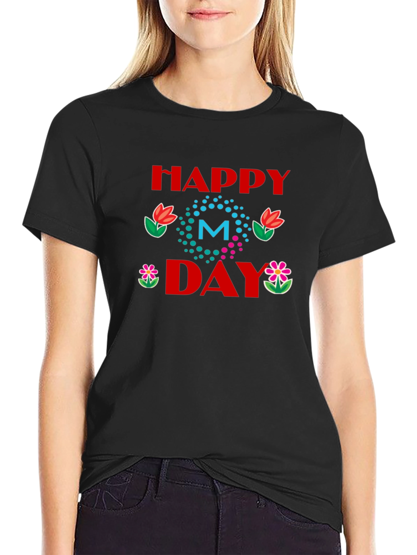 Happy Mothers Day Graphic Tee -  Soft Cotton Blend