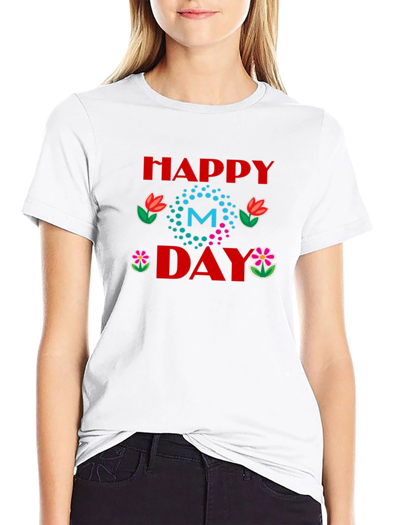 Happy Mothers Day Graphic Tee -  Soft Cotton Blend