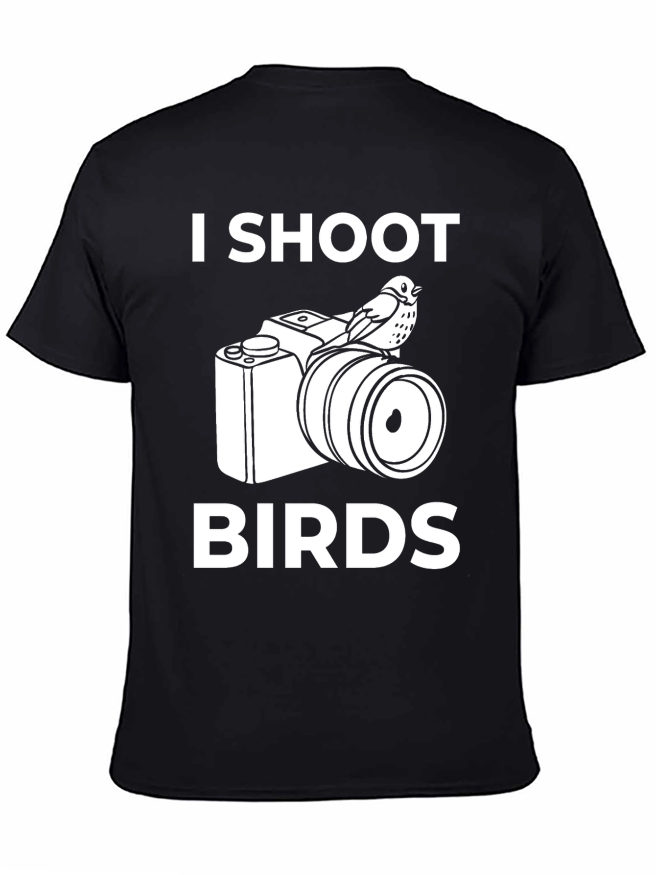 I Shoot Birds T-Shirt - Photography Humor Tee