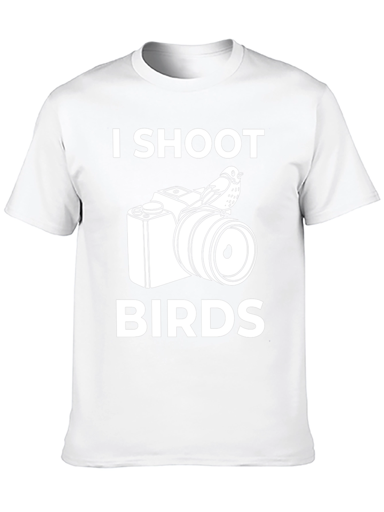 I Shoot Birds T-Shirt - Photography Humor Tee