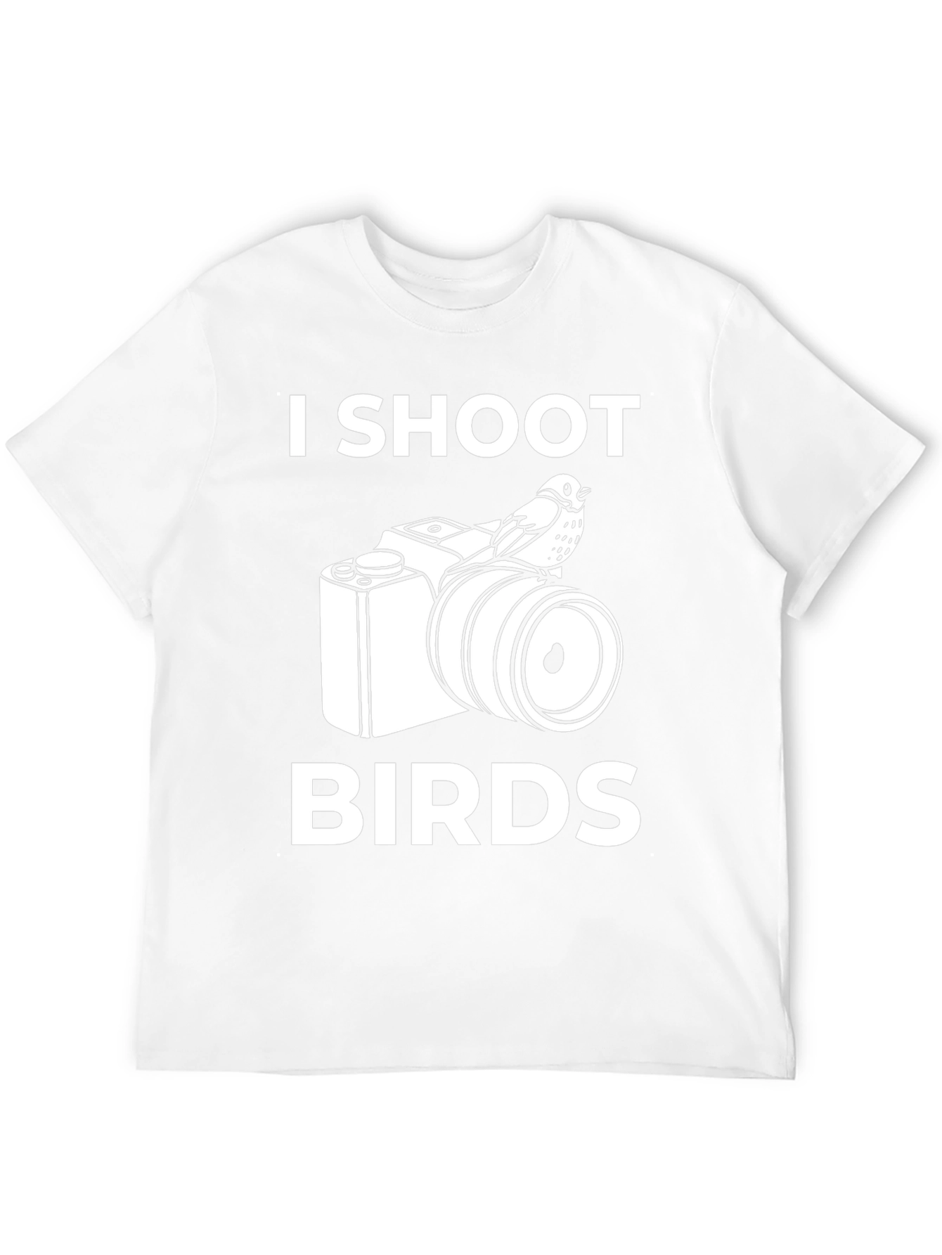 I Shoot Birds T-Shirt - Photography Humor Tee