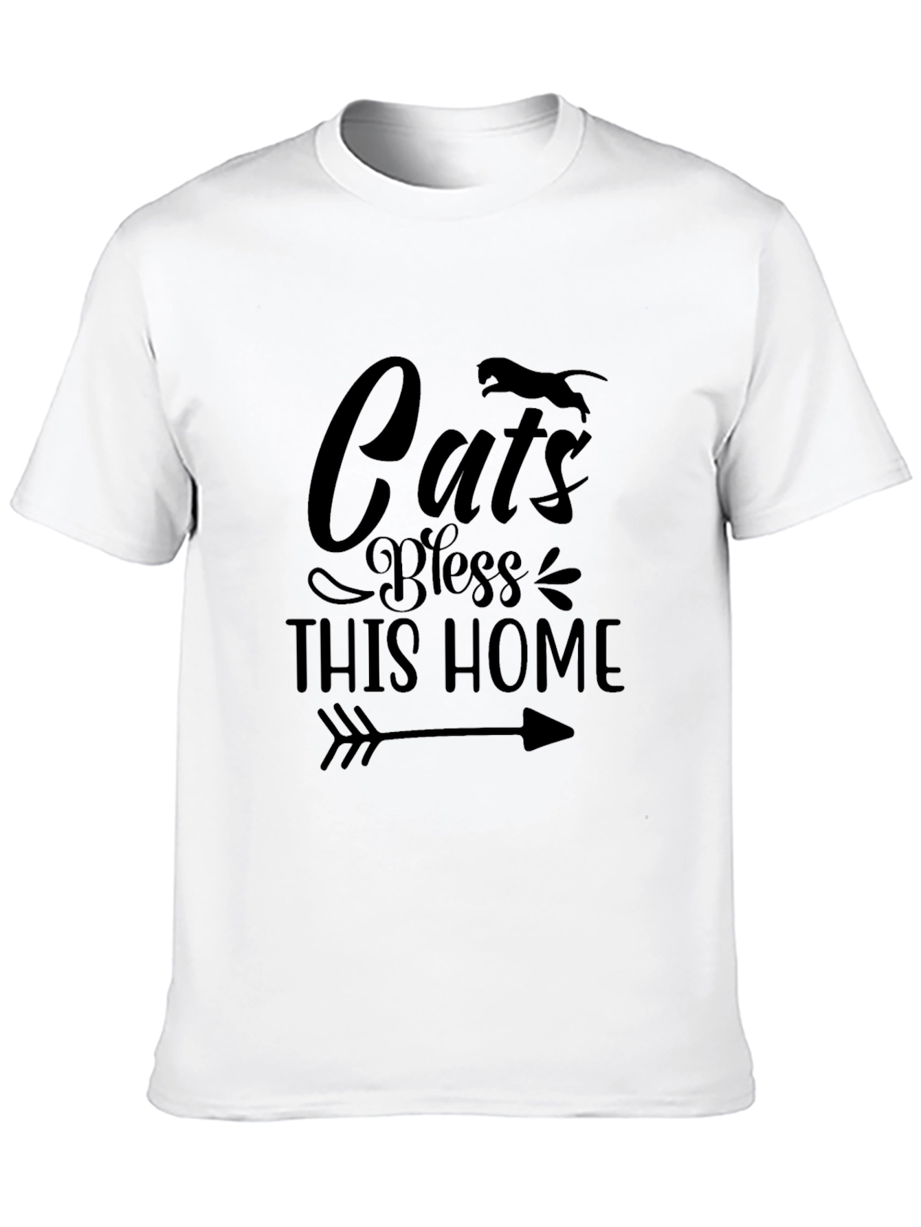 Cats Bless This Home Graphic Tee