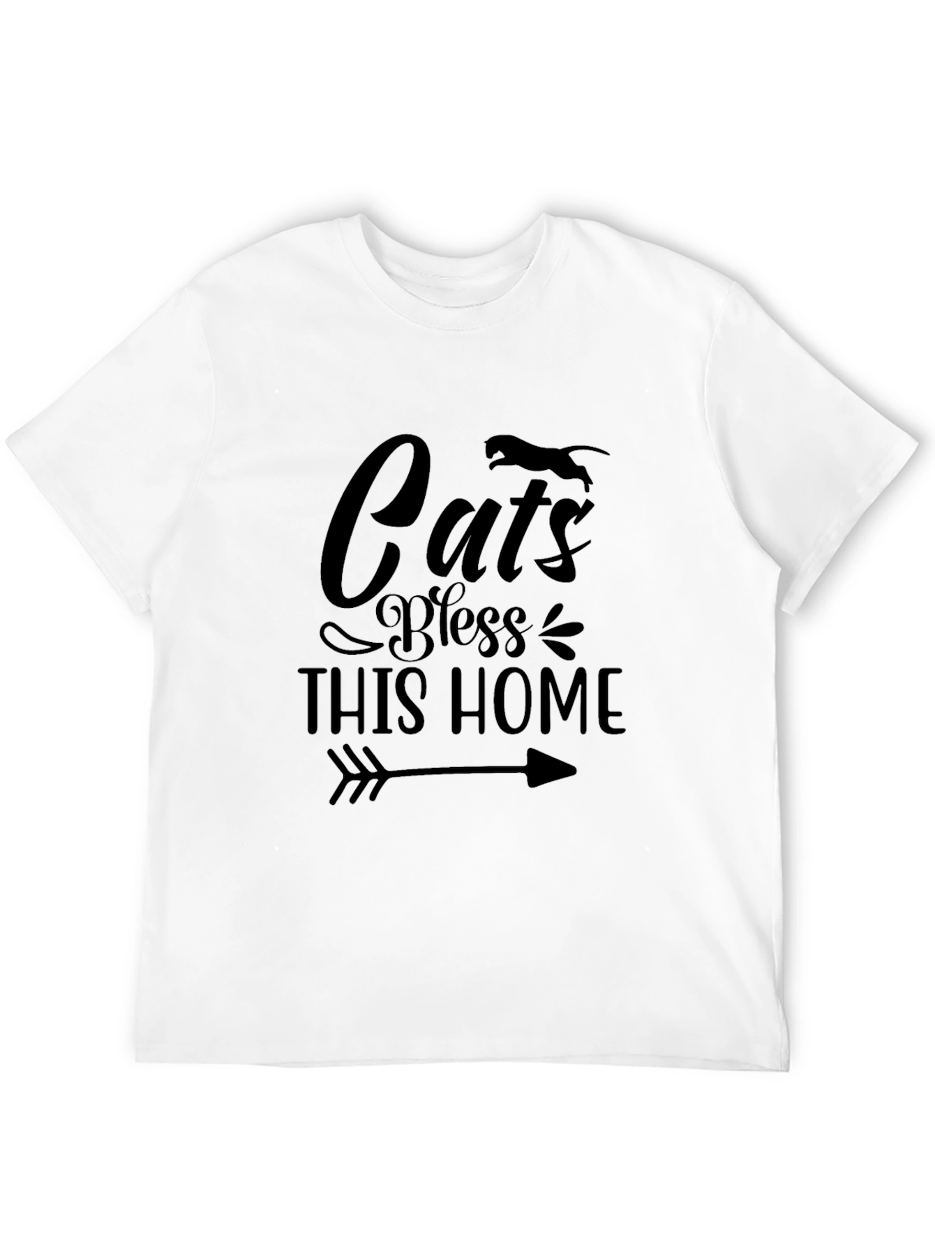 Cats Bless This Home Graphic Tee