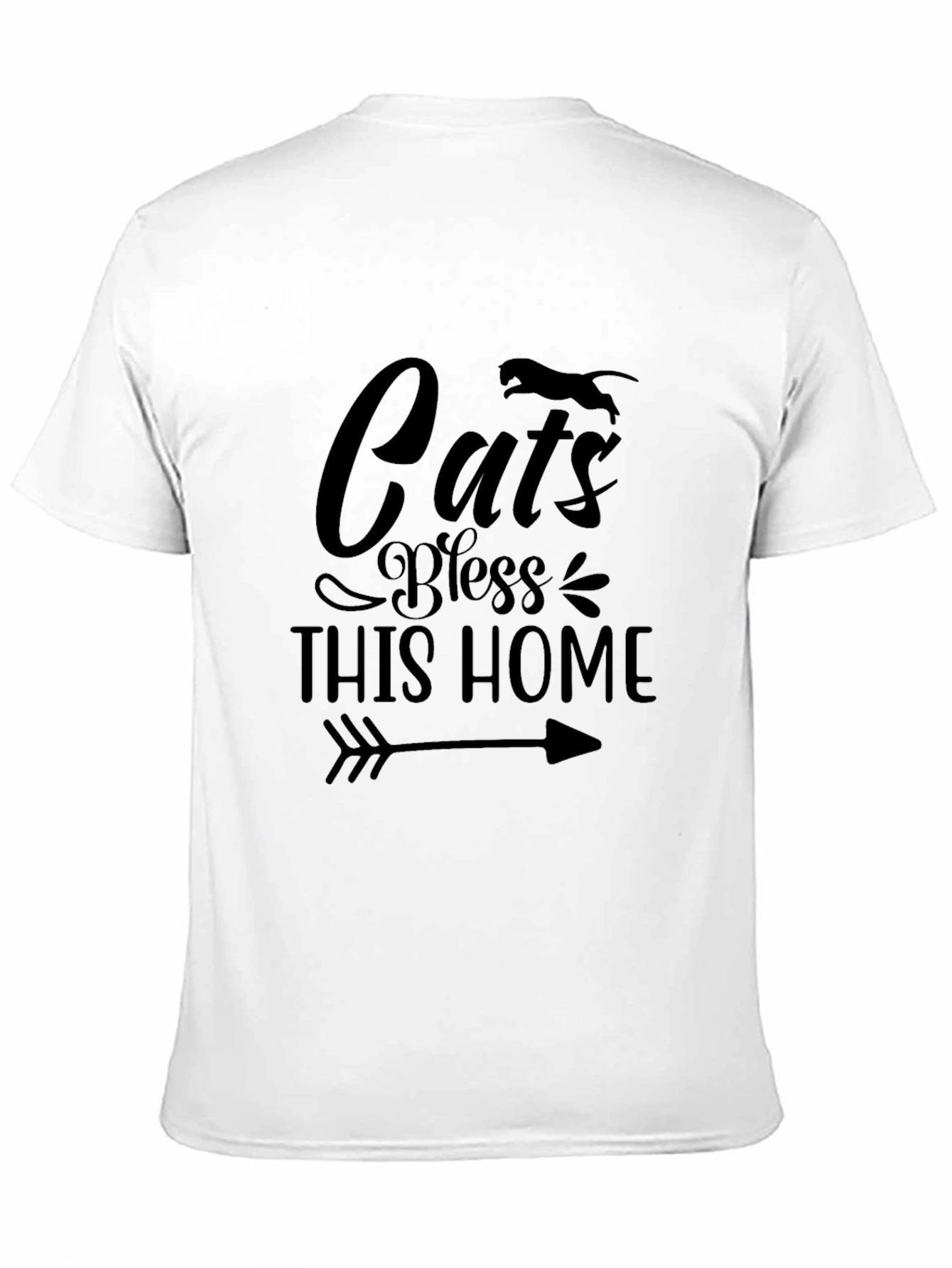 Cats Bless This Home Graphic Tee