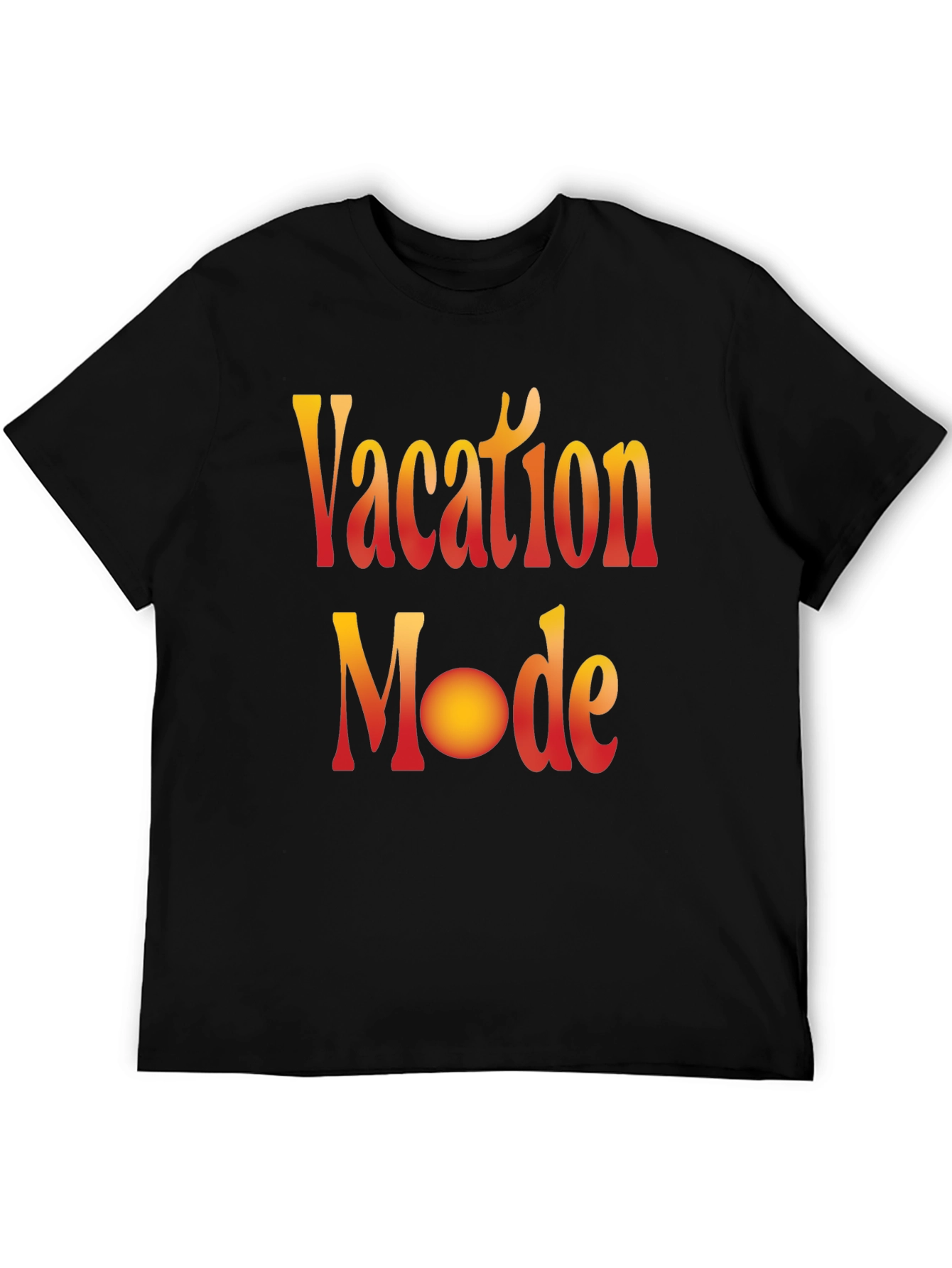 Vacation Mode Graphic Tee - Black