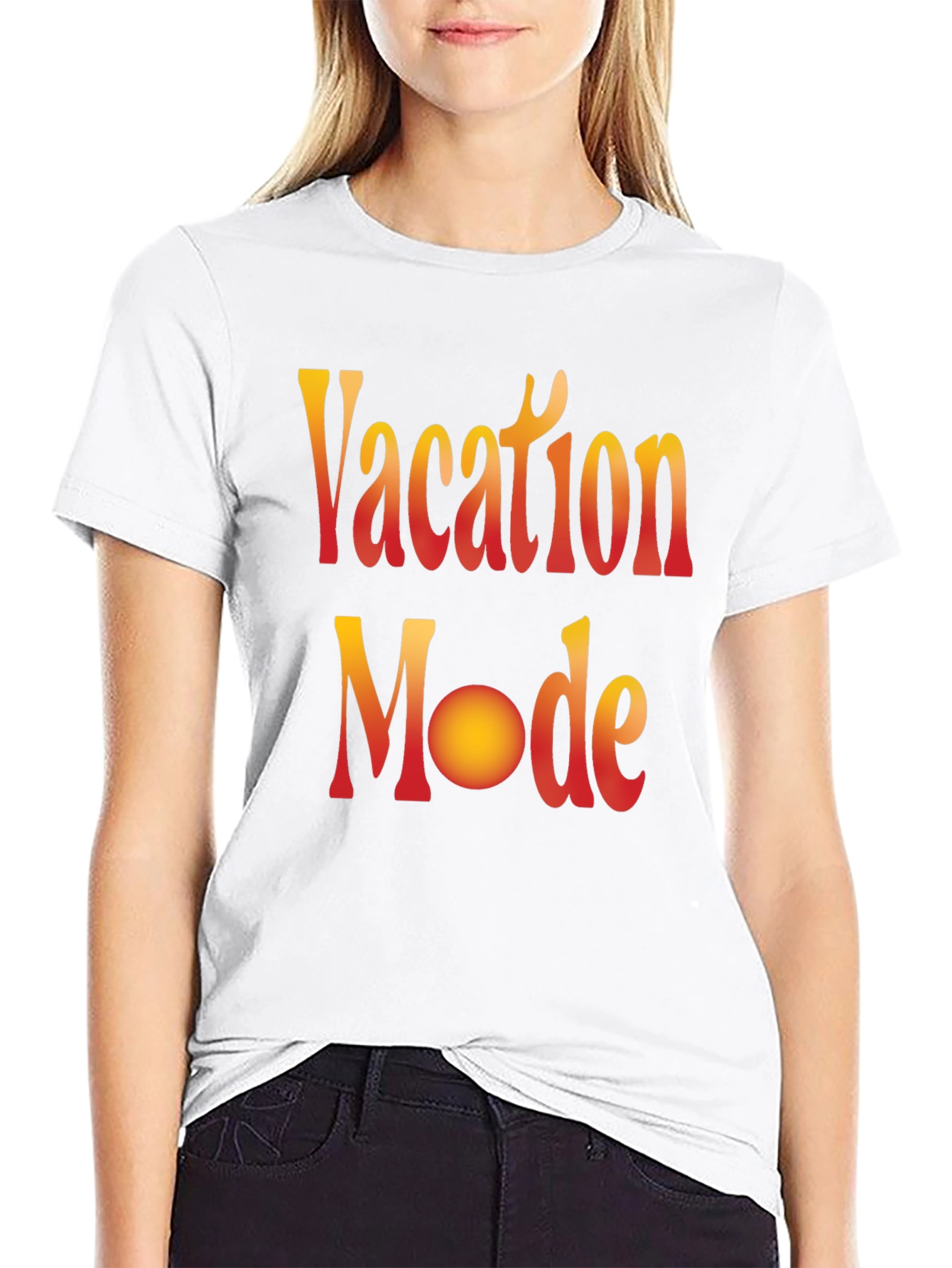 Vacation Mode Graphic Tee - Black