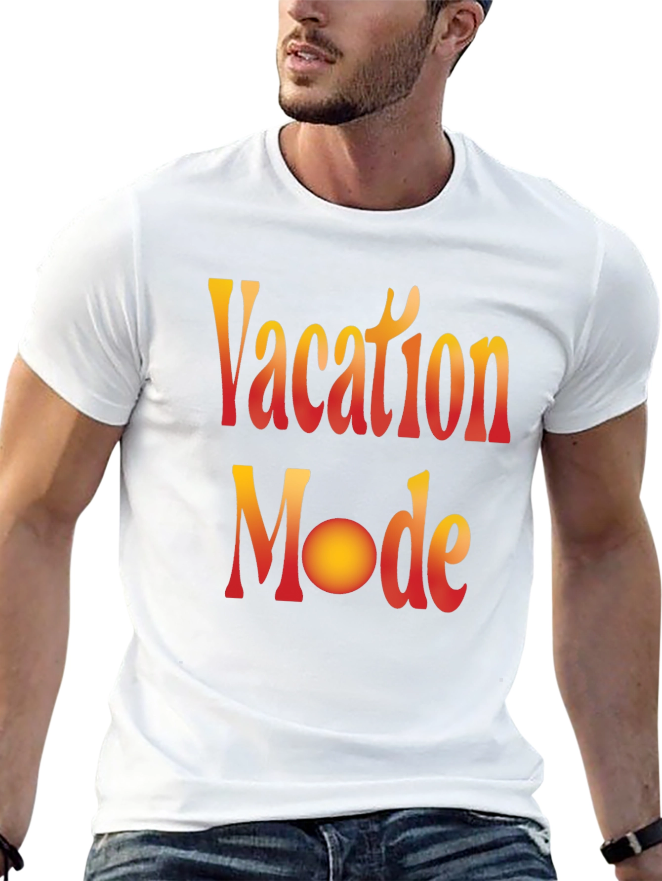 Vacation Mode Graphic Tee - Black