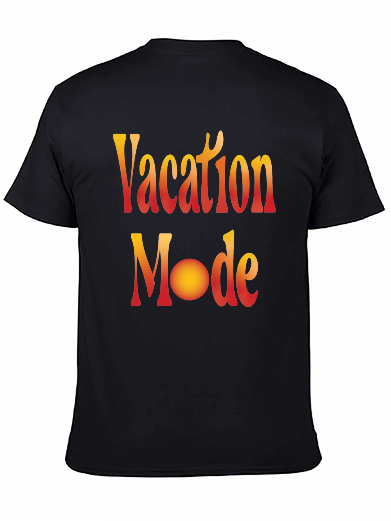 Vacation Mode Graphic Tee - Black