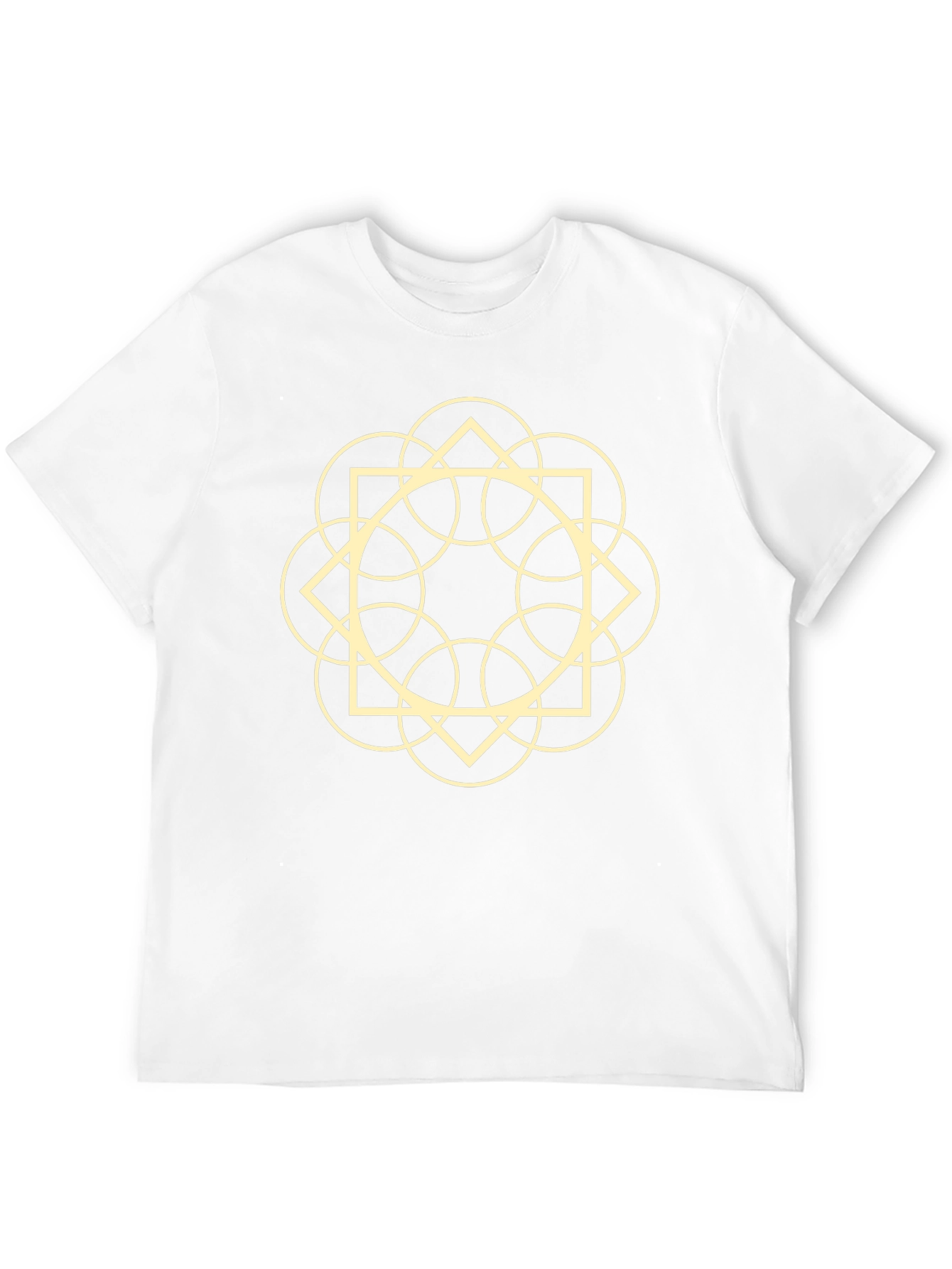 Geometric Symbol Graphic Tee - Black