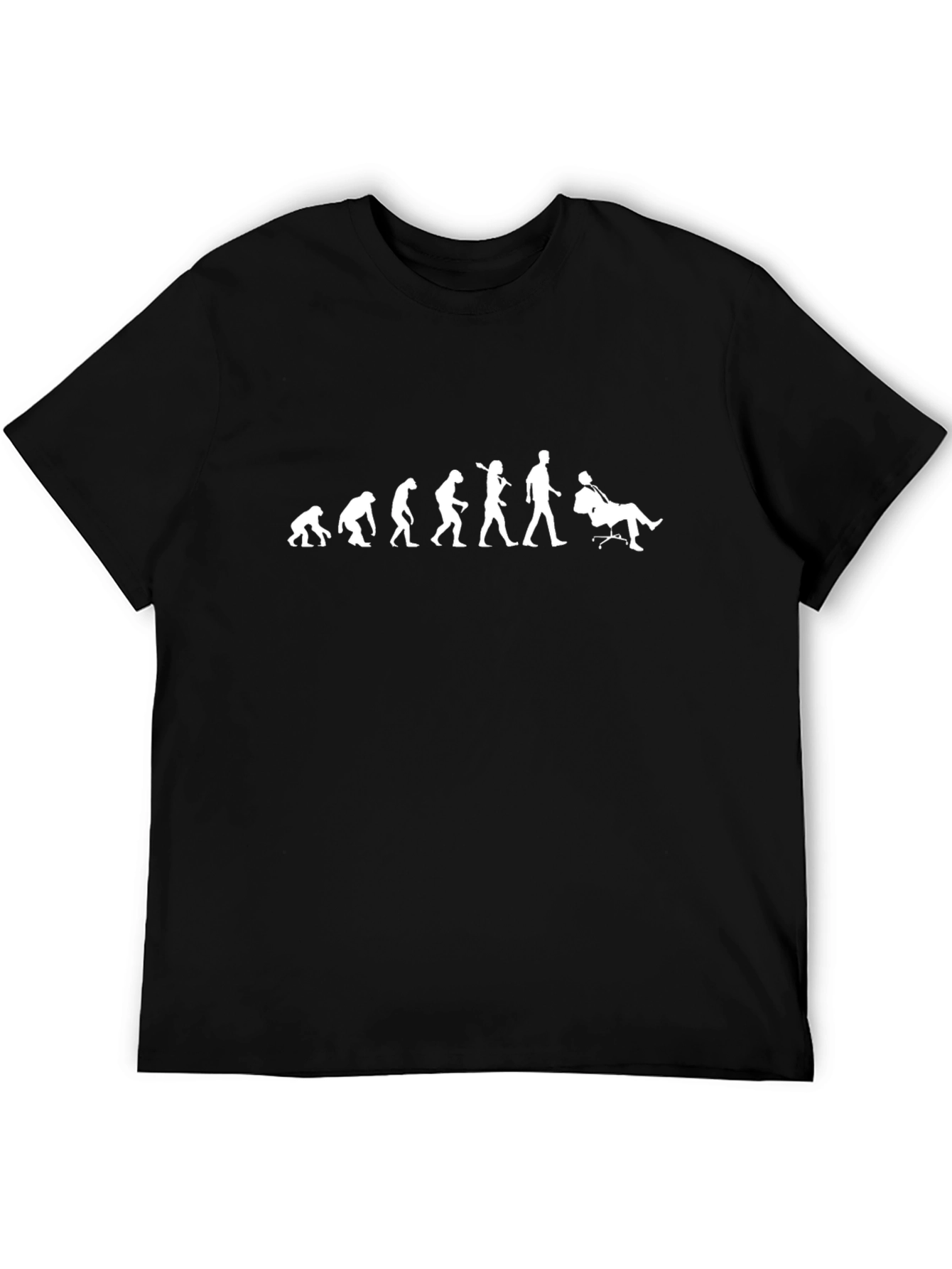 Evolution of Man T-Shirt - Black Graphic Tee