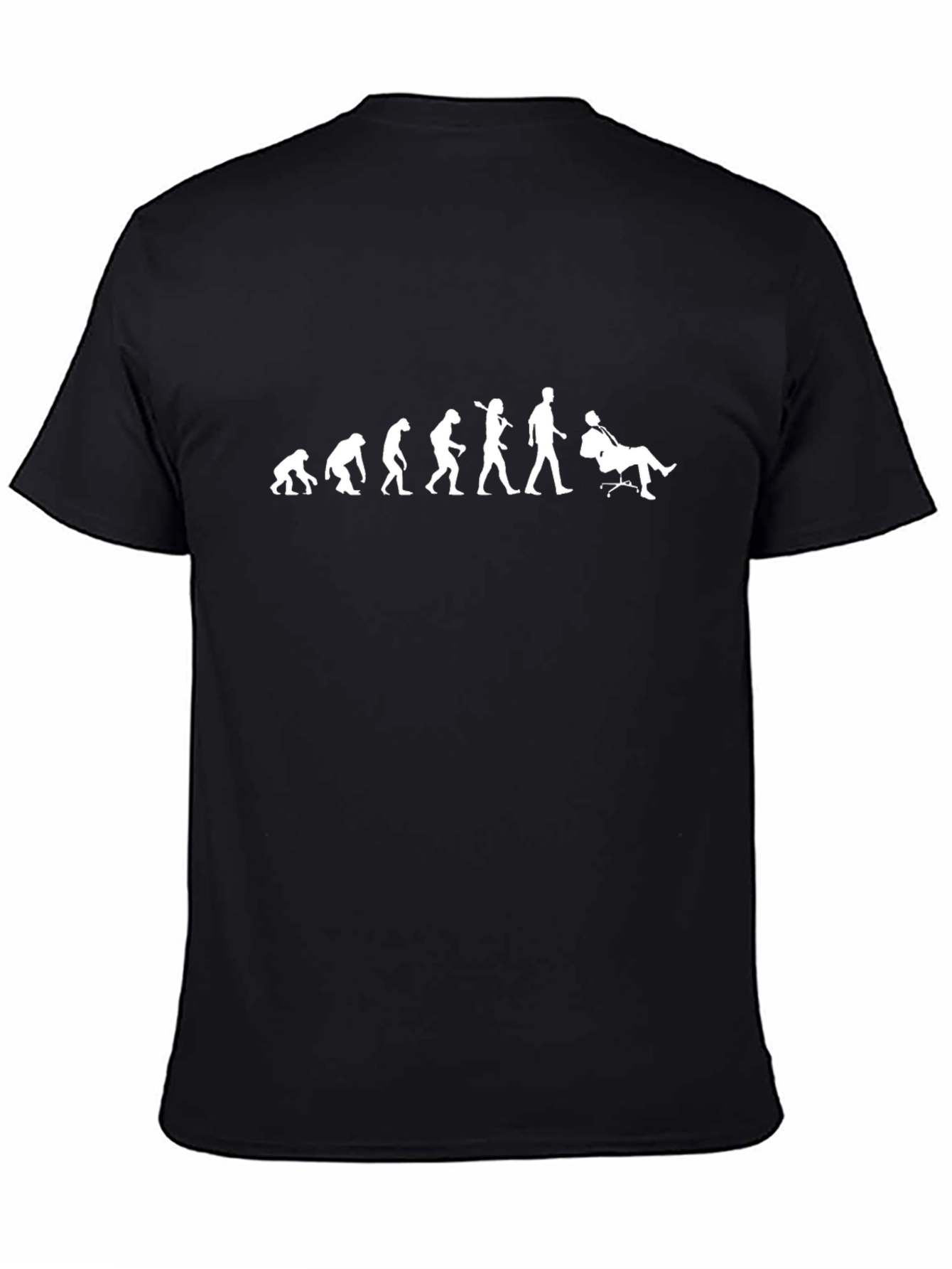 Evolution of Man T-Shirt - Black Graphic Tee