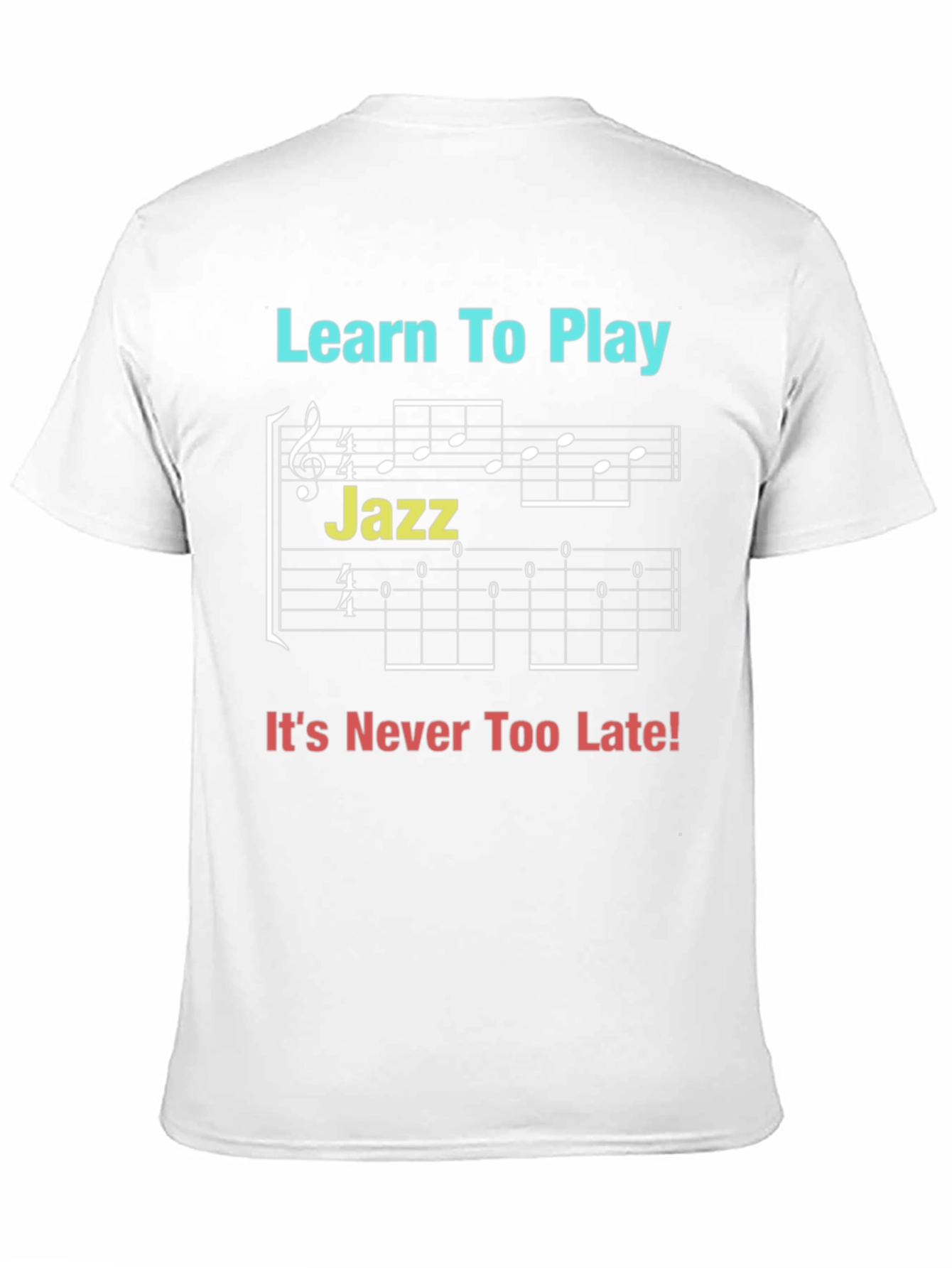 Learn to Play Jazz Black T-Shirt