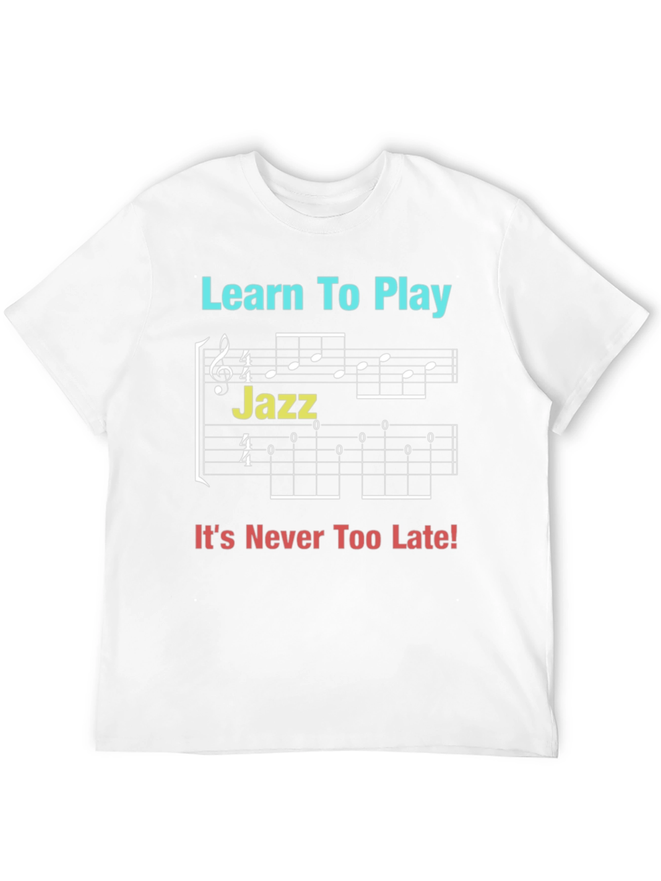 Learn to Play Jazz Black T-Shirt