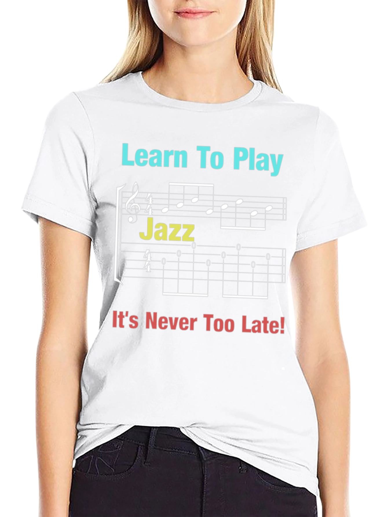 Learn to Play Jazz Black T-Shirt