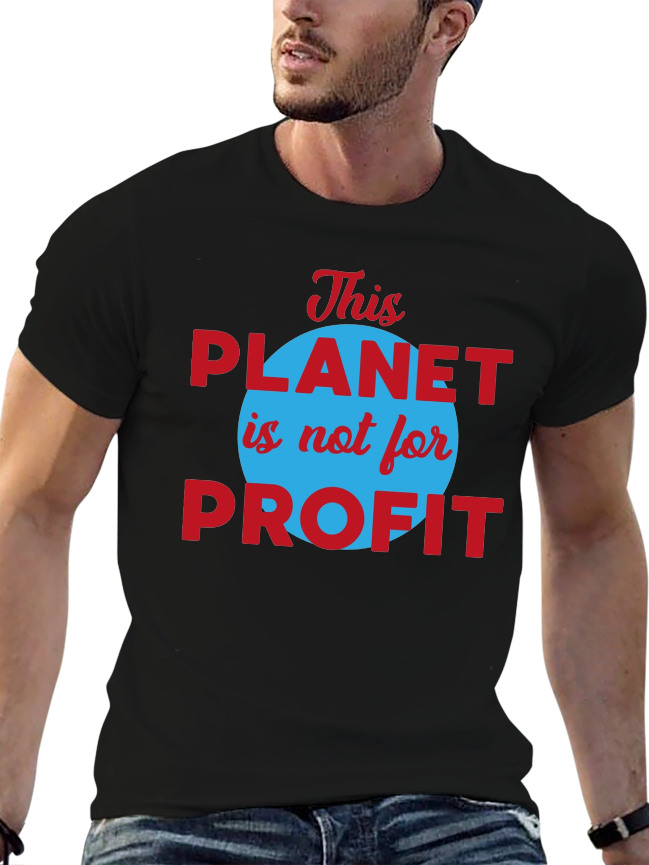 This Planet is Not for Profit Graphic Tee