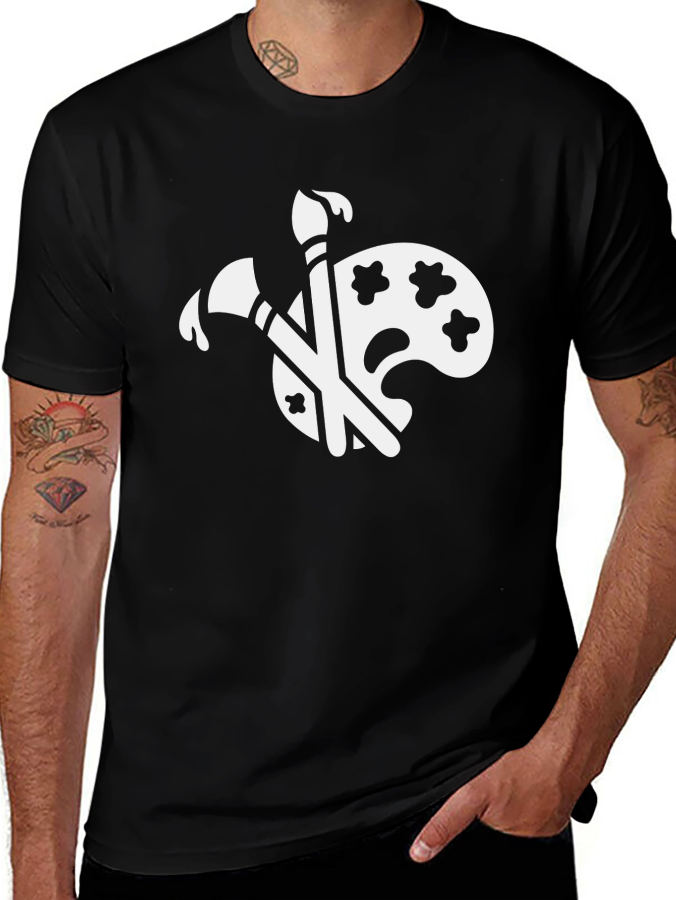 Artist Palette T-Shirt - Creative Style