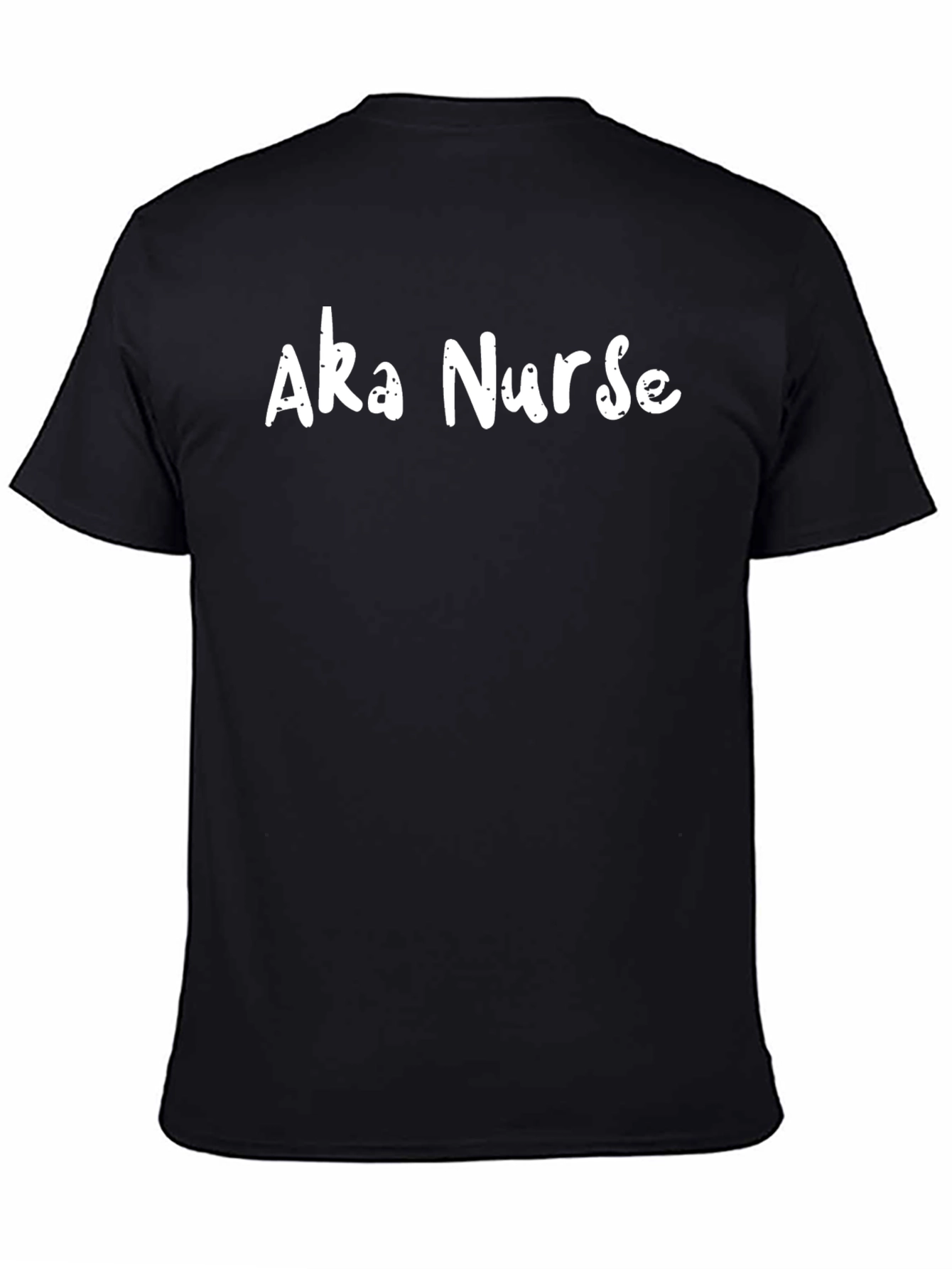 Aka Nurse Black Graphic T-Shirt