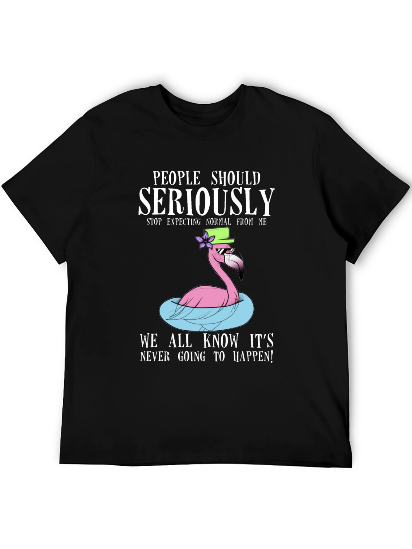 Funny Flamingo T-Shirt - People Should Seriously Stop