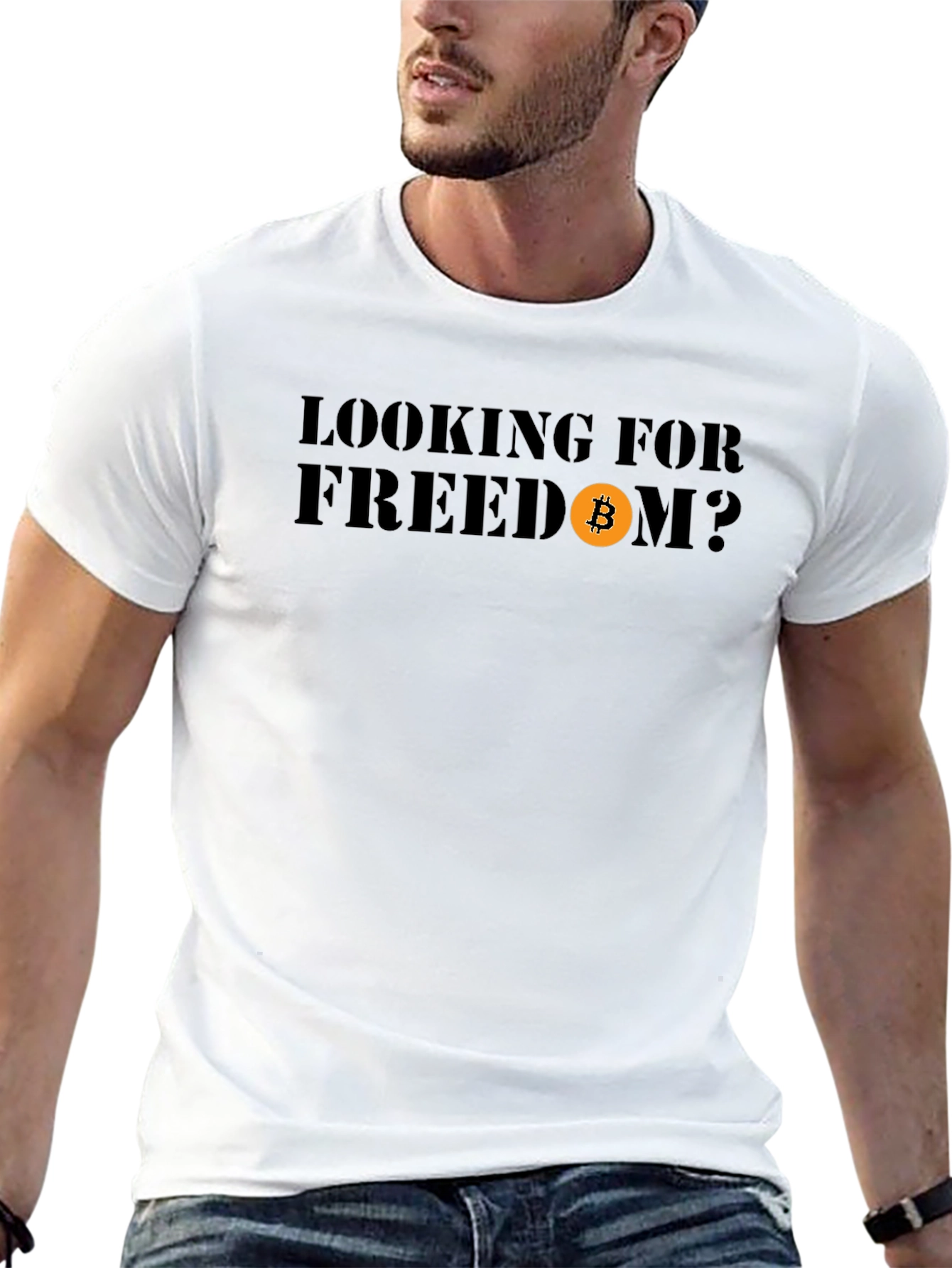 Looking for Freedom Bitcoin T-Shirt