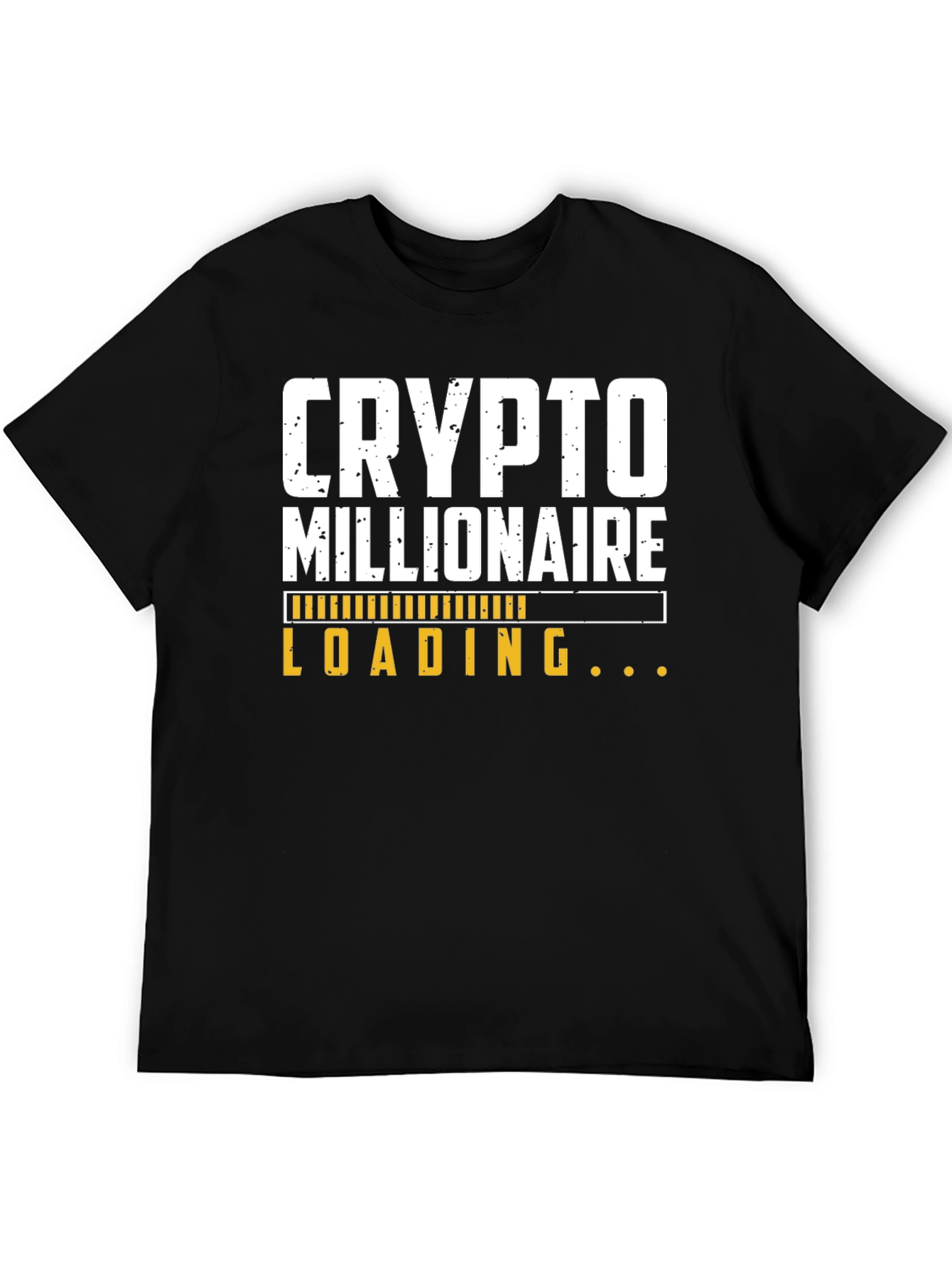 Crypto Millionaire Loading T-Shirt - Black