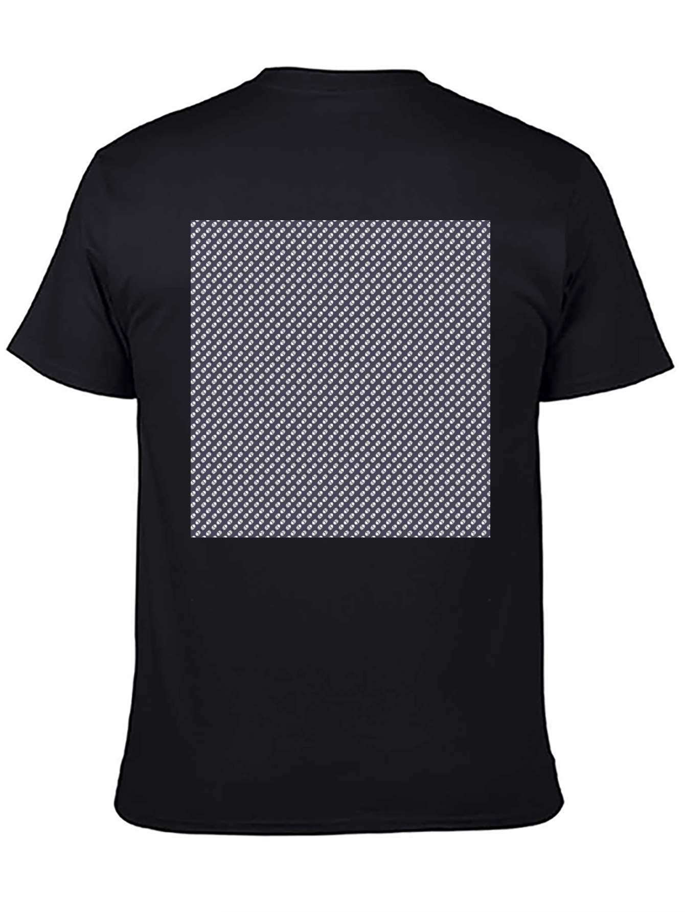 Patterned Black T-Shirt - Stylish Casual Wear