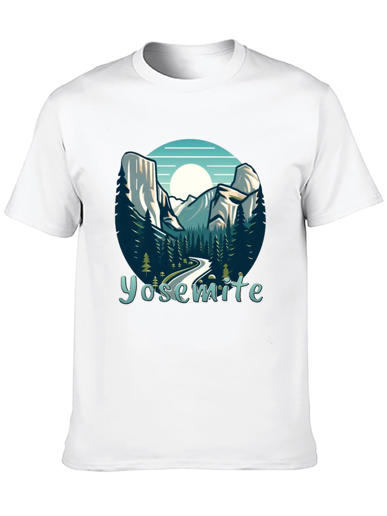 Yosemite National Park Graphic Tee - Black