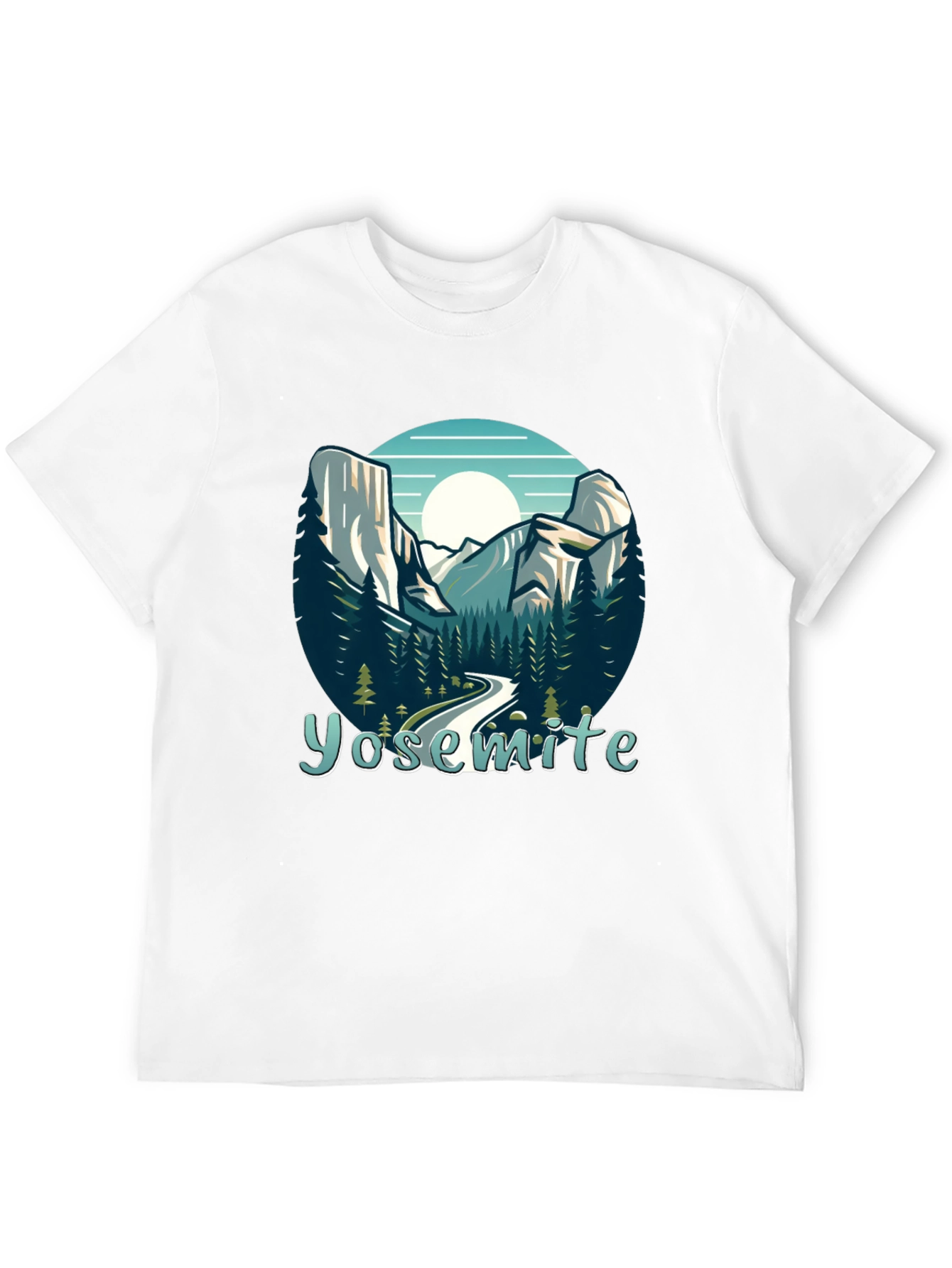 Yosemite National Park Graphic Tee - Black