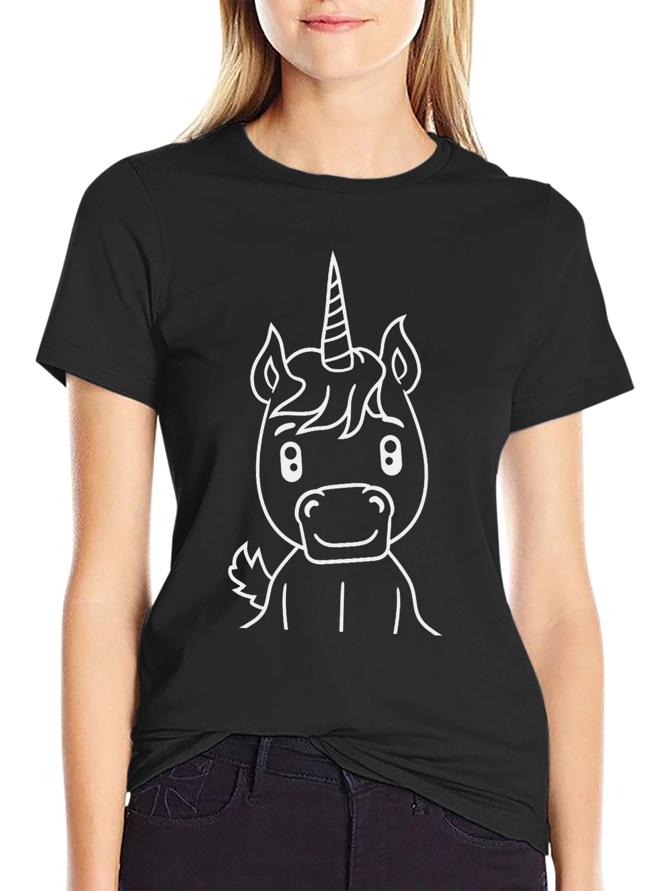 Unicorn Graphic Print T-Shirt