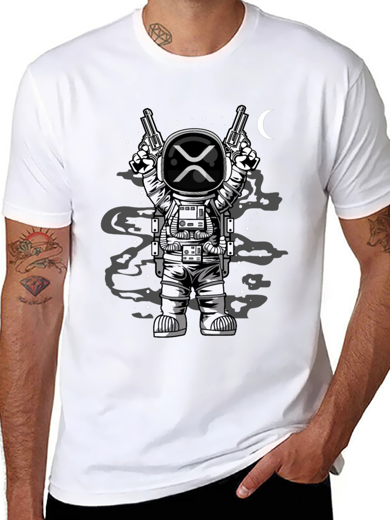 Astronaut XRP Crypto T-Shirt