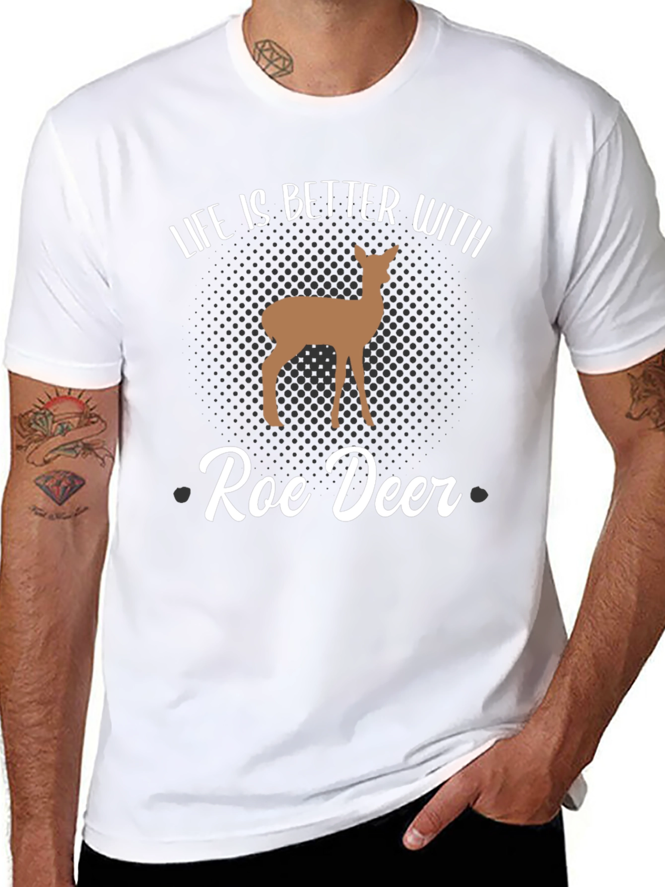Roe Deer Graphic Tee - Life is Better With