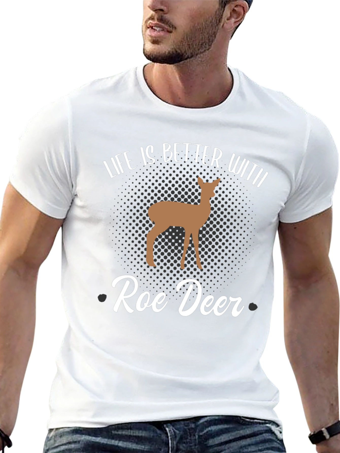 Roe Deer Graphic Tee - Life is Better With