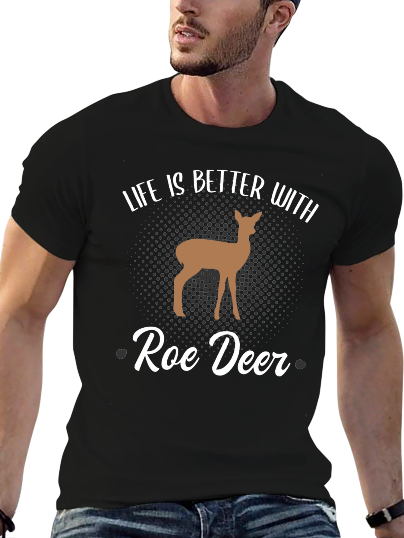 Roe Deer Graphic Tee - Life is Better With