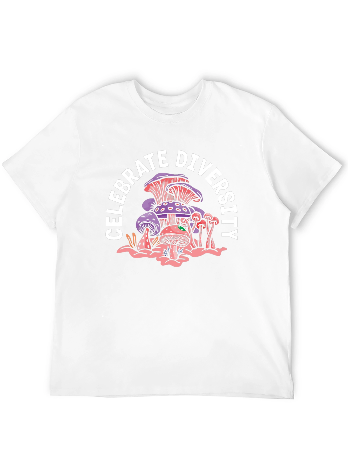 Celebrate Diversity Mushroom Graphic Tee